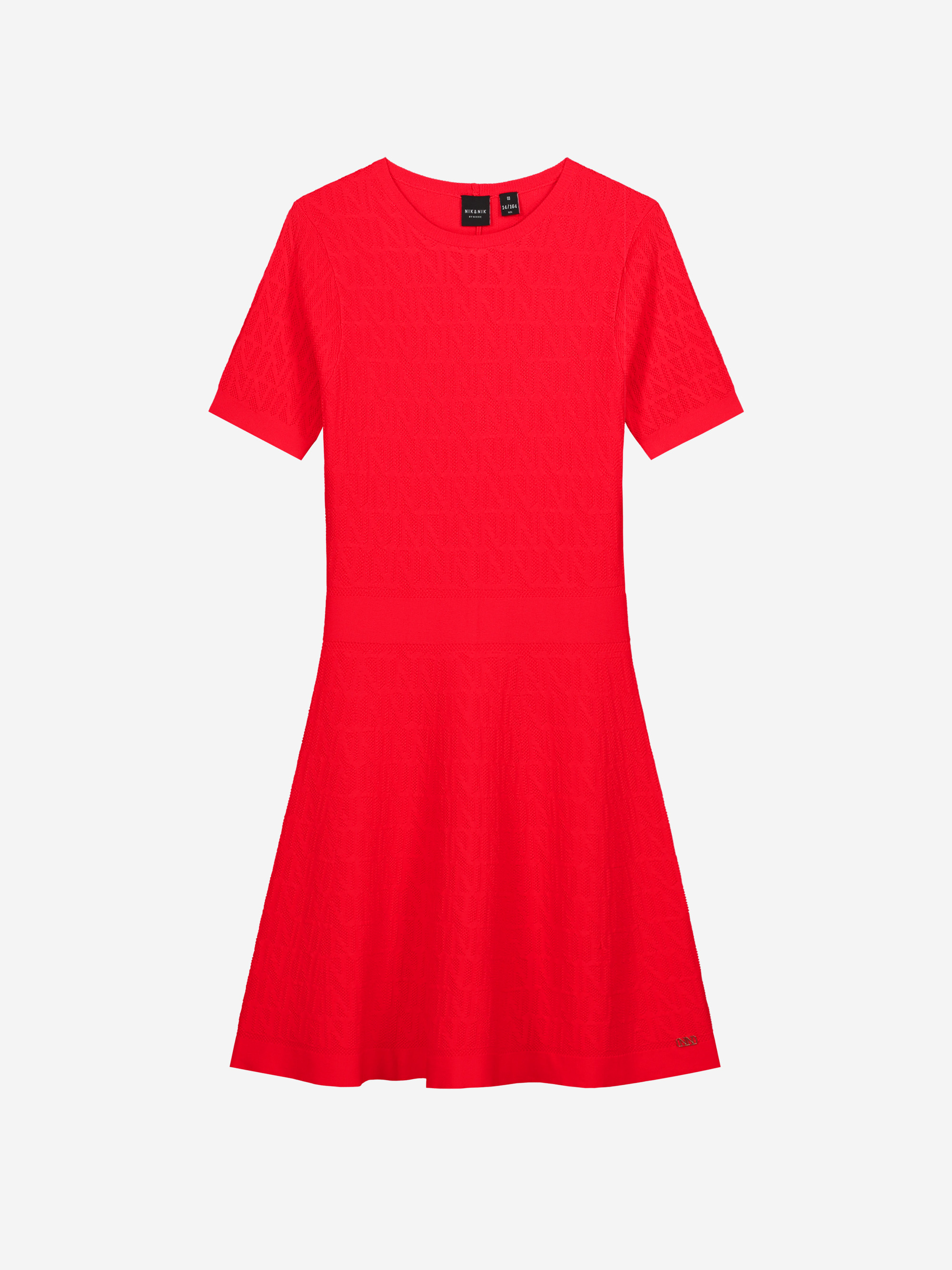 Dress with logo print