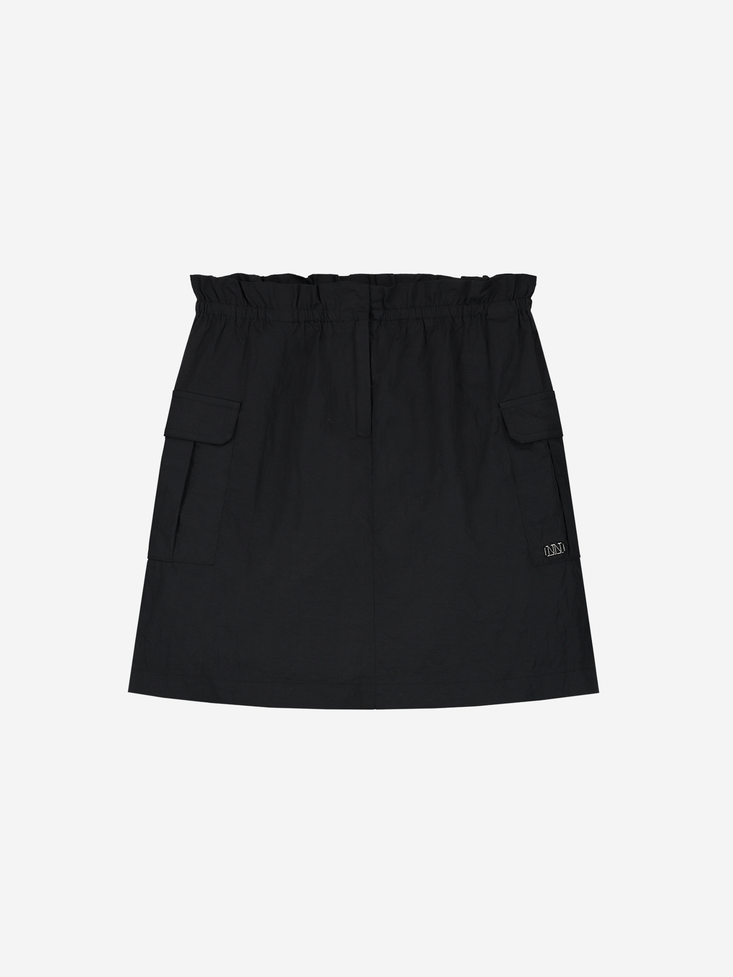Poly skirt with pockets