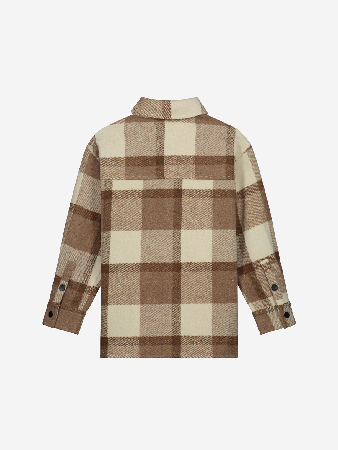 Checkered jacket with buttons