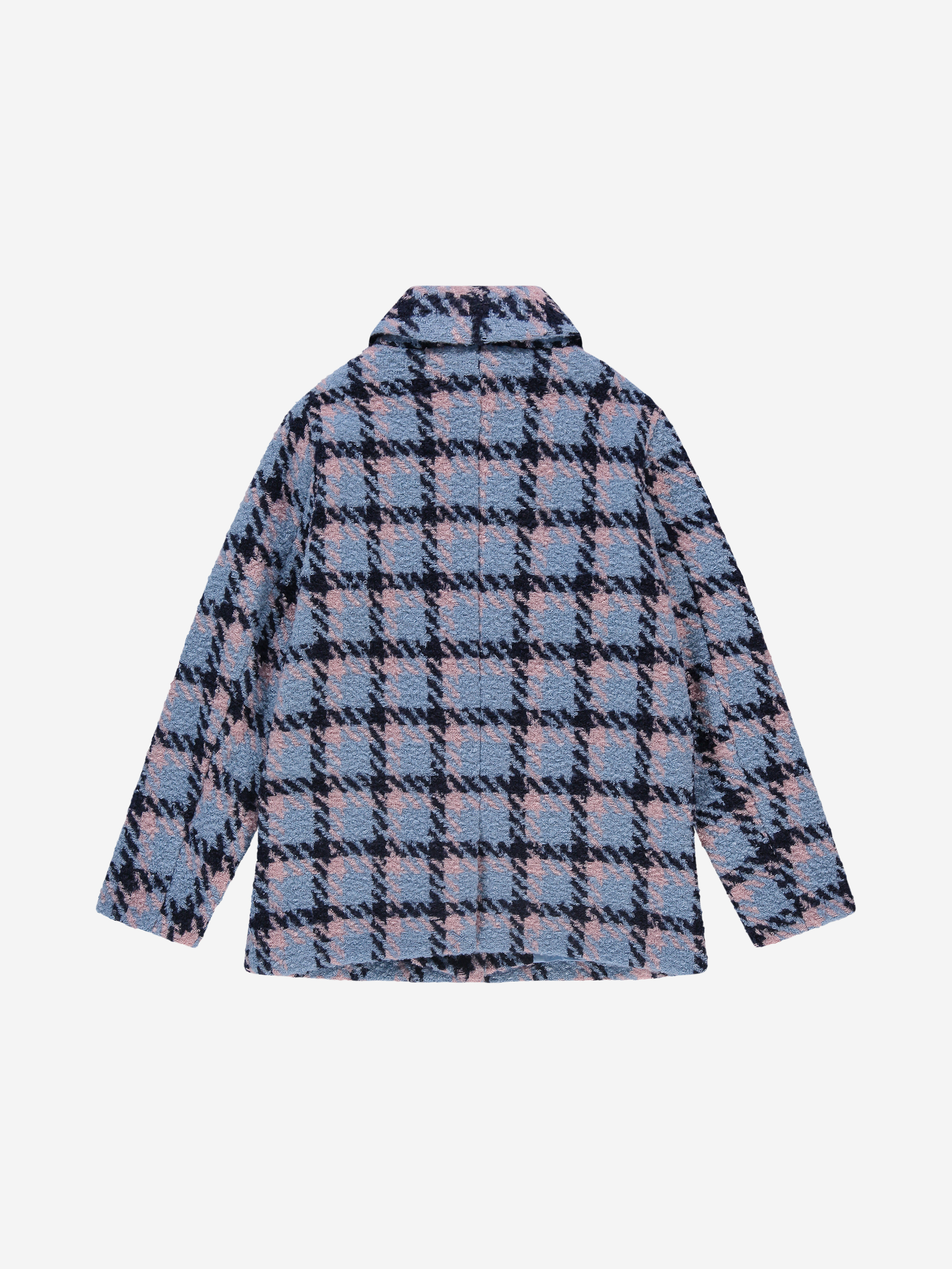 Geruite blazer met N-knopen