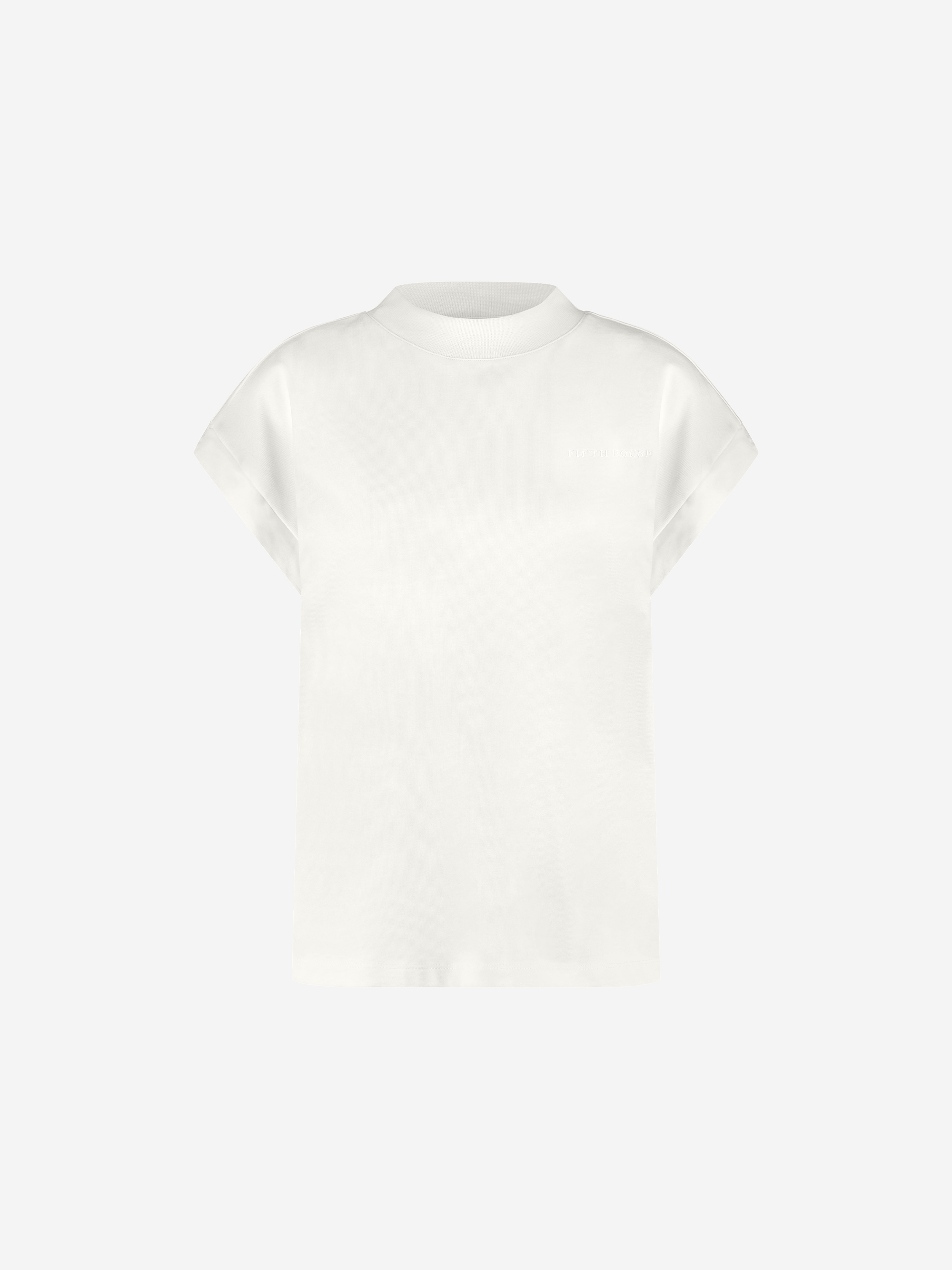 Basic T-shirt met kapmouwen