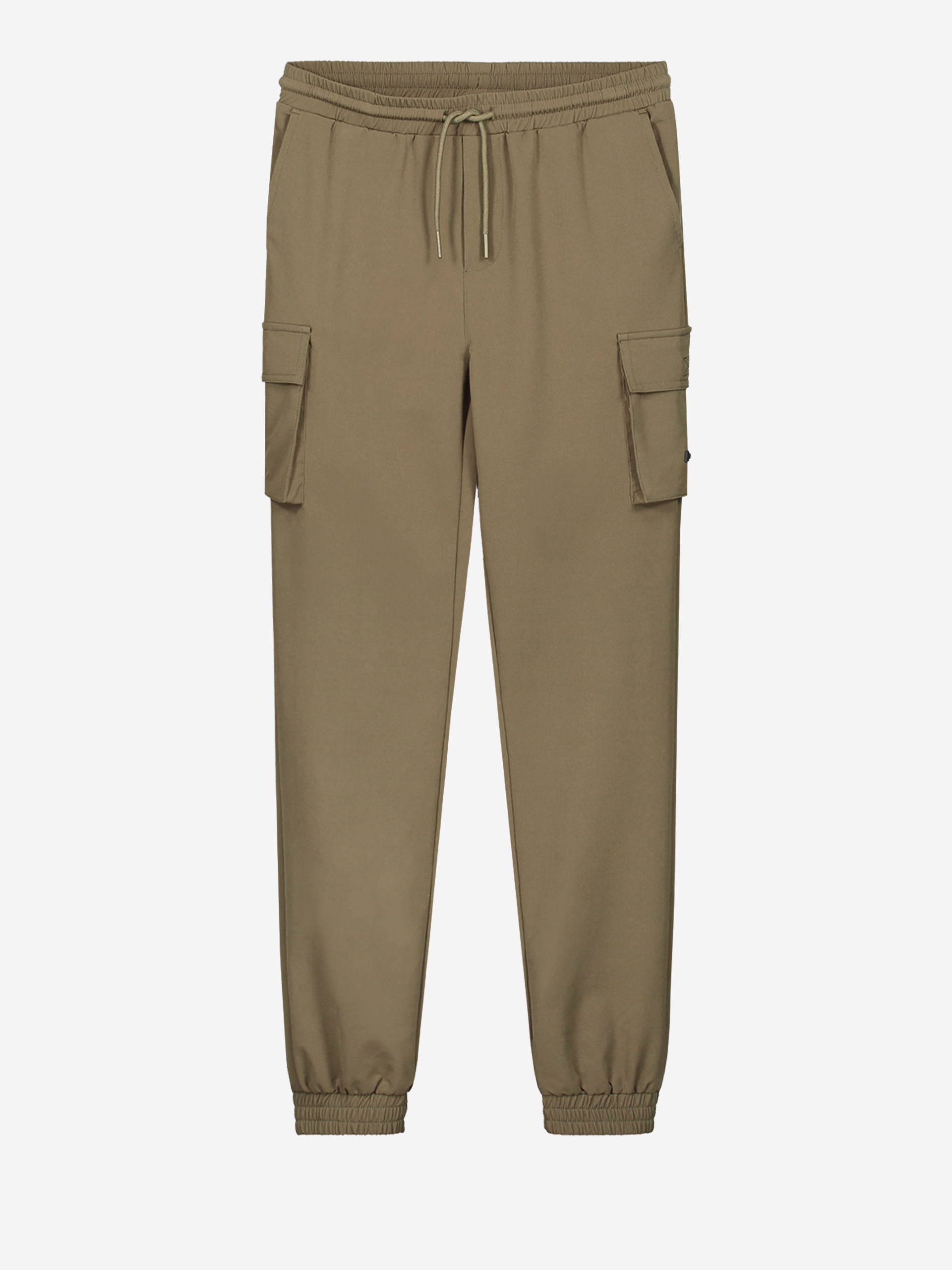 Utility pants with mid rise