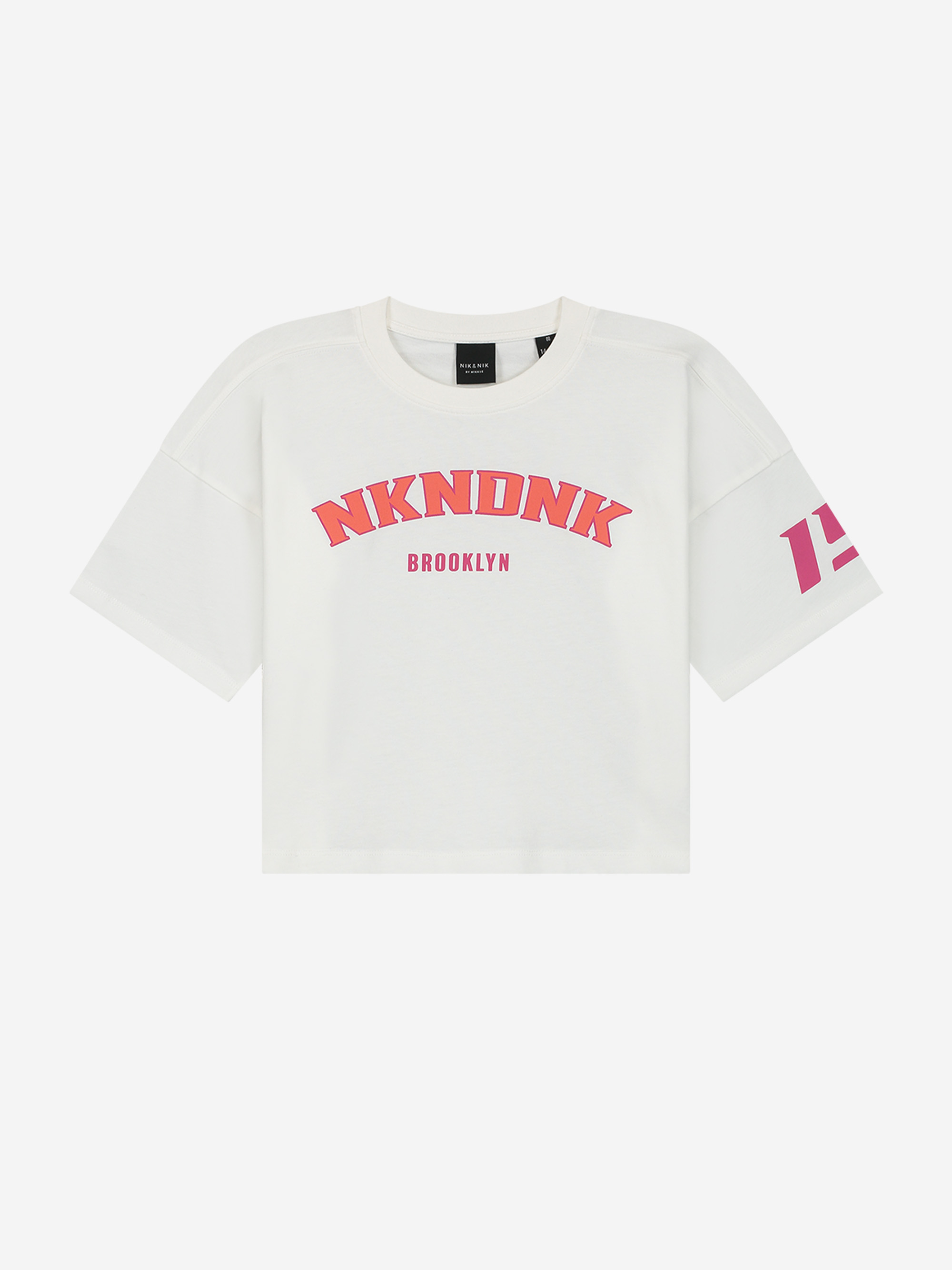 Cropped T-shirt with logo