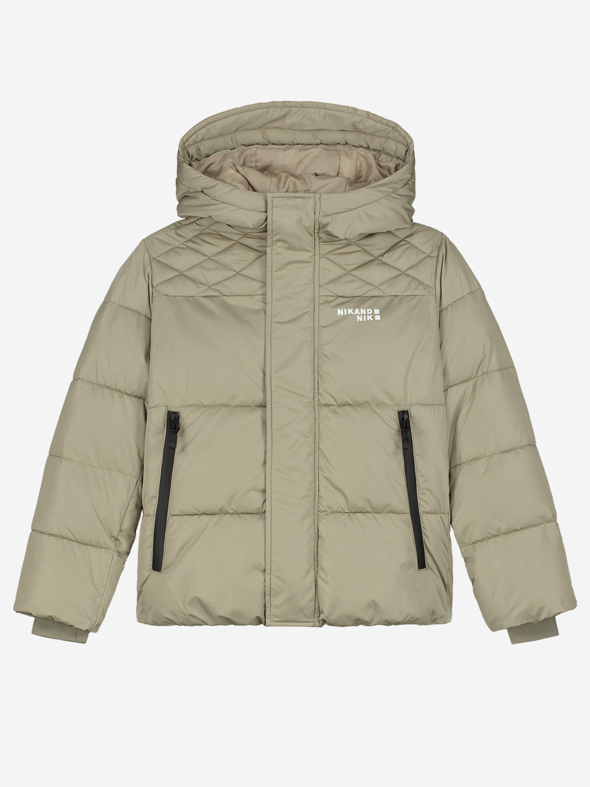 NKNDNK short puffer coat with hood