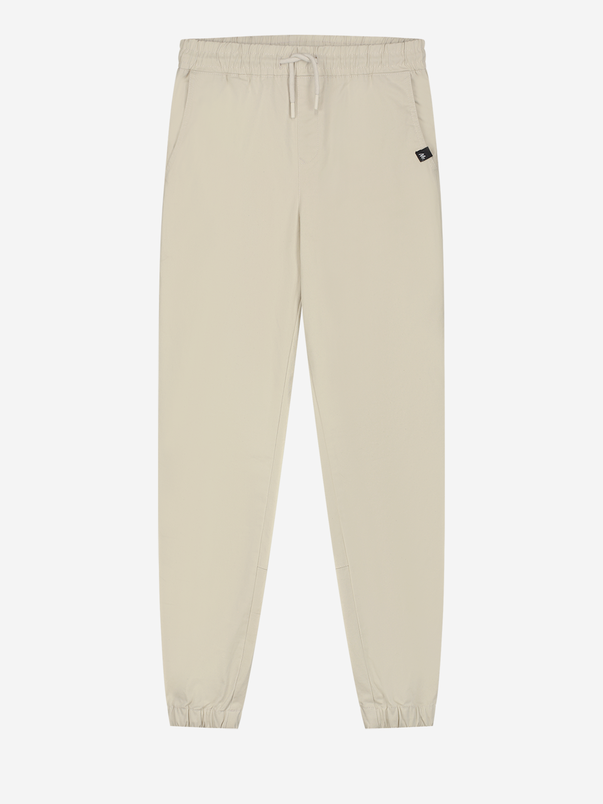 Cotton pants with elastic and cord 