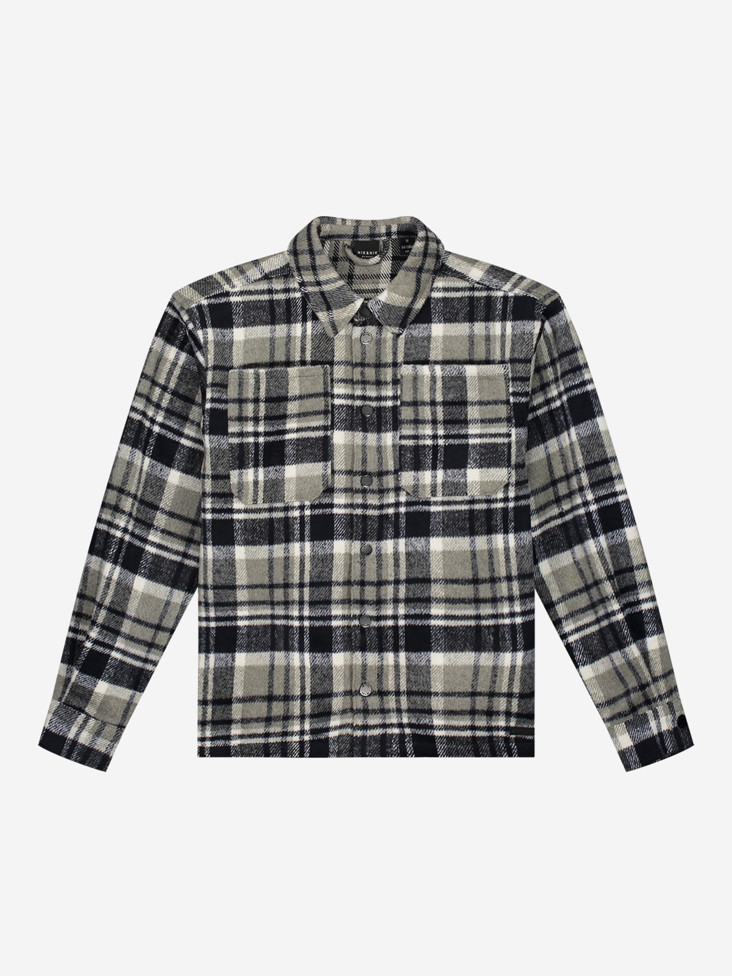 Checkered shirt jacket