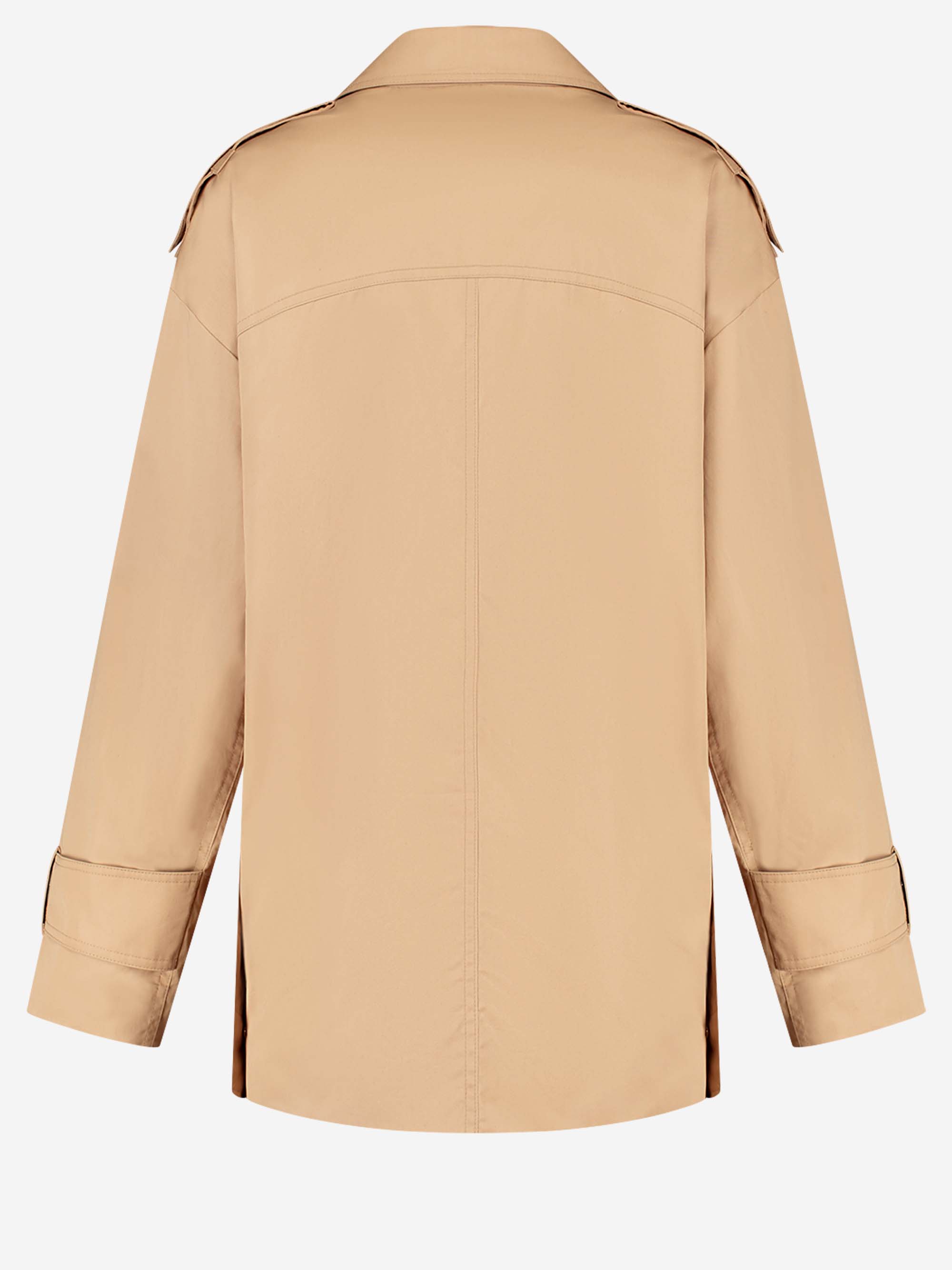 Short double breasted trench coat