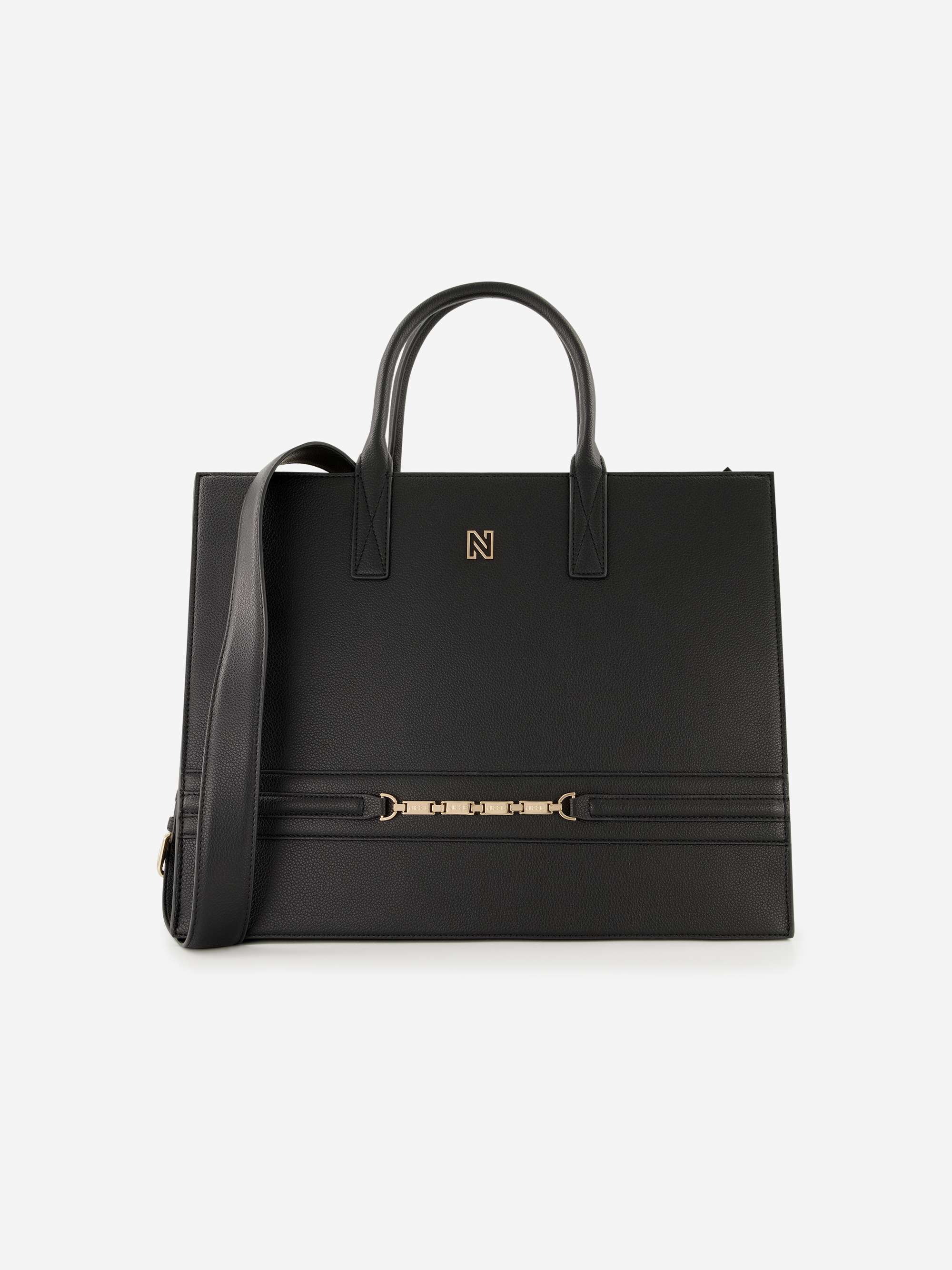 Large shopper with chain detail