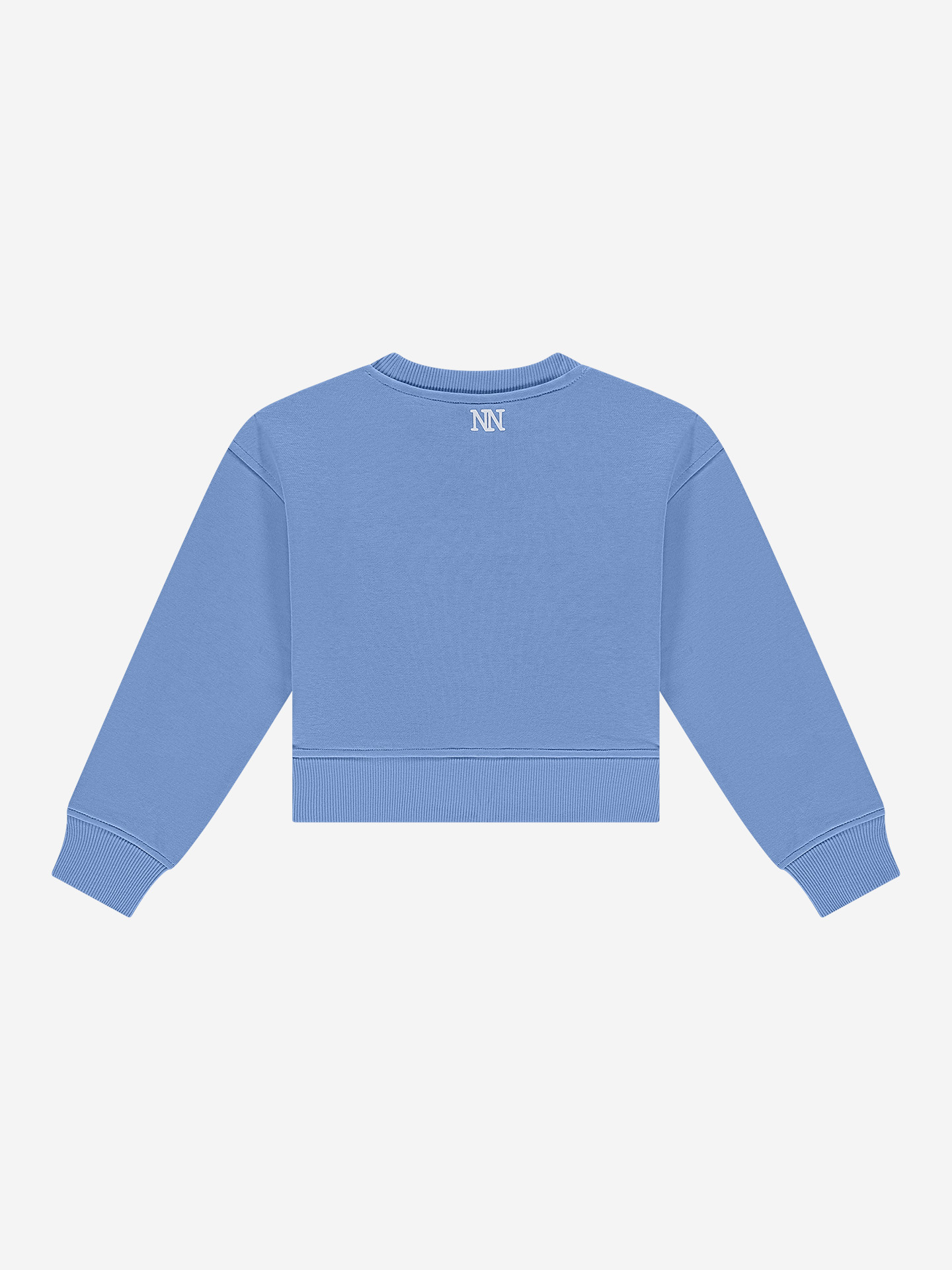 Sweater met geborduurde tekst