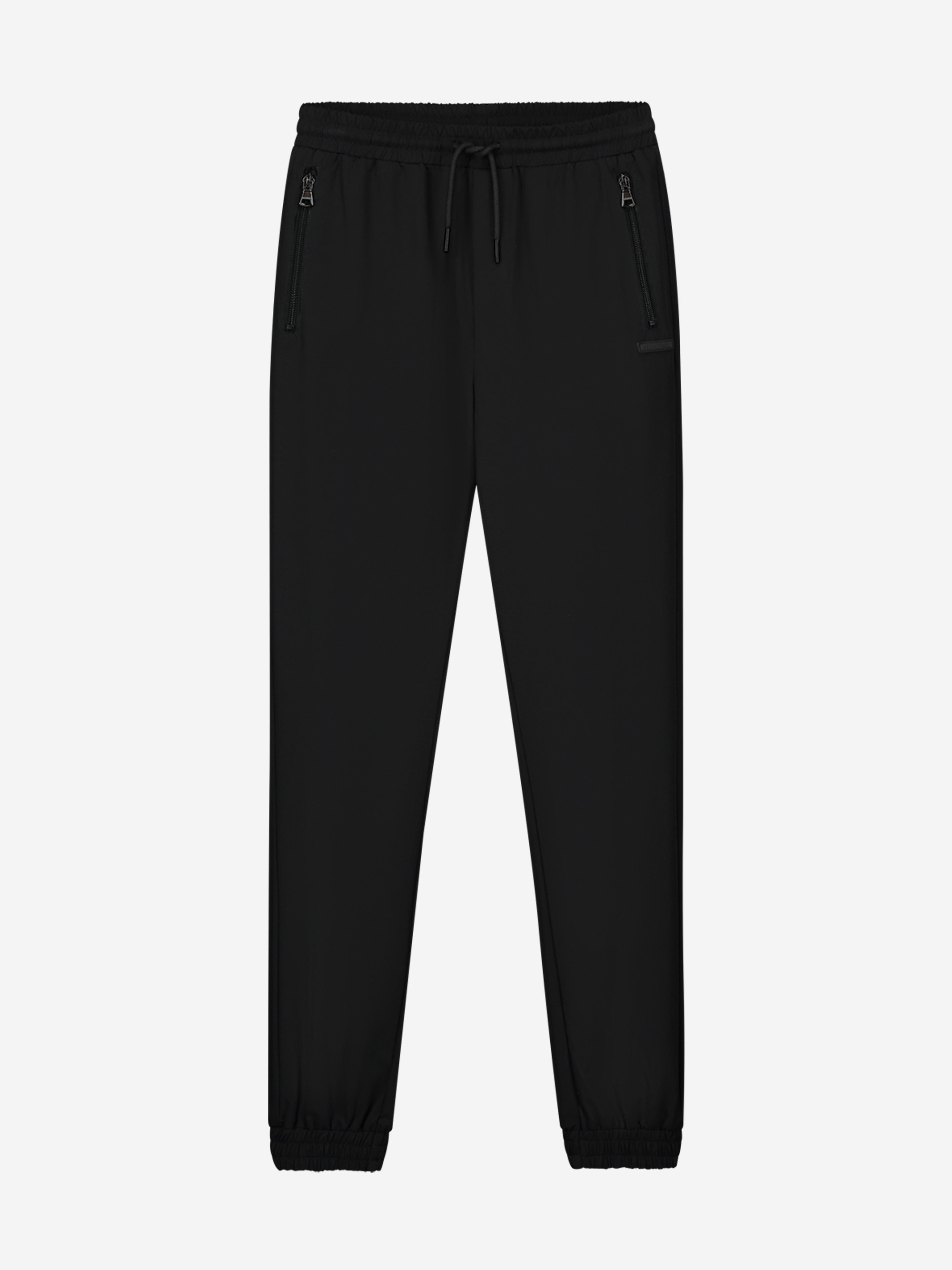 Sweatpants with cord and elastic waistband