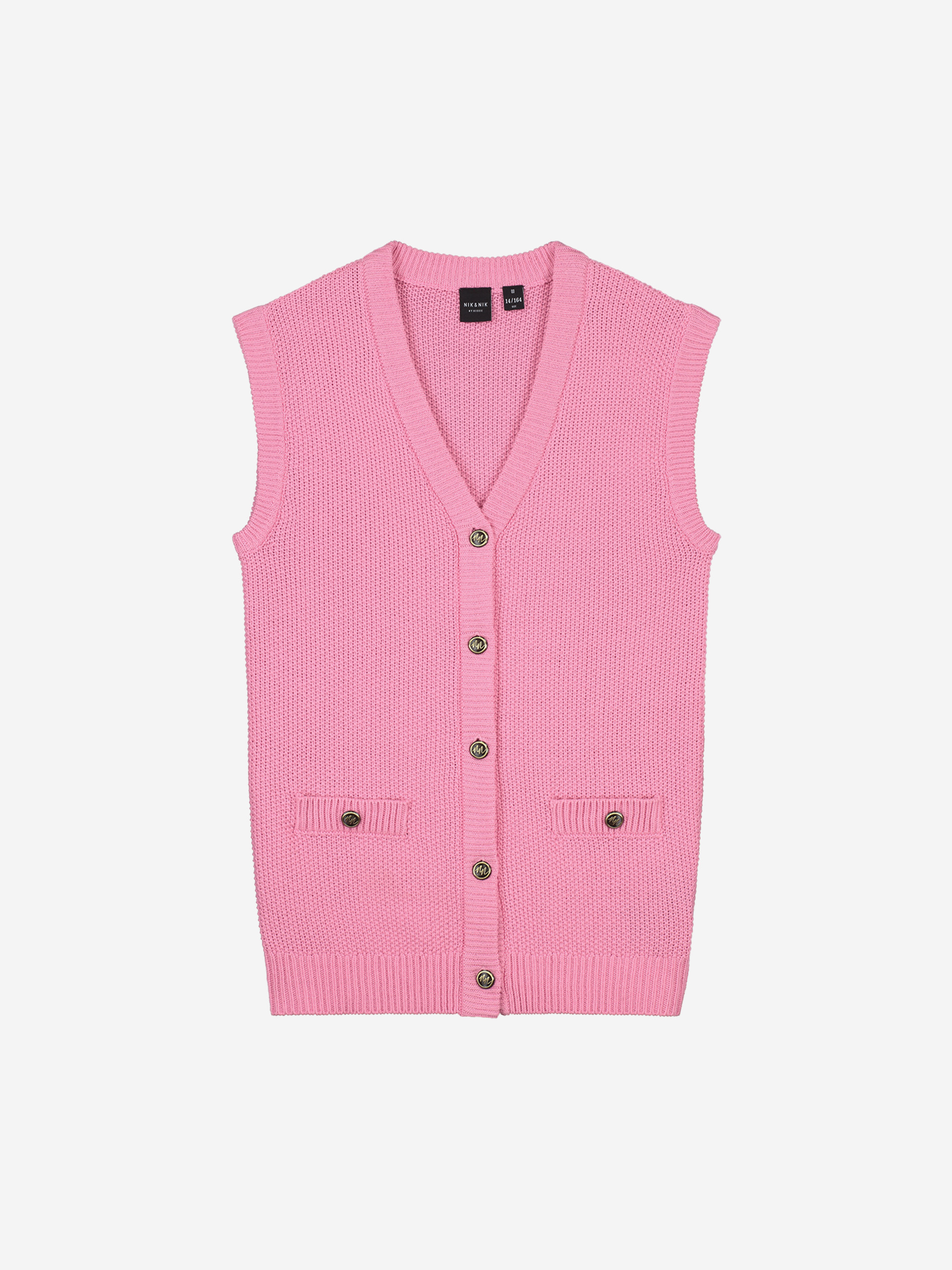  Sleeveless knitted waistcoat 