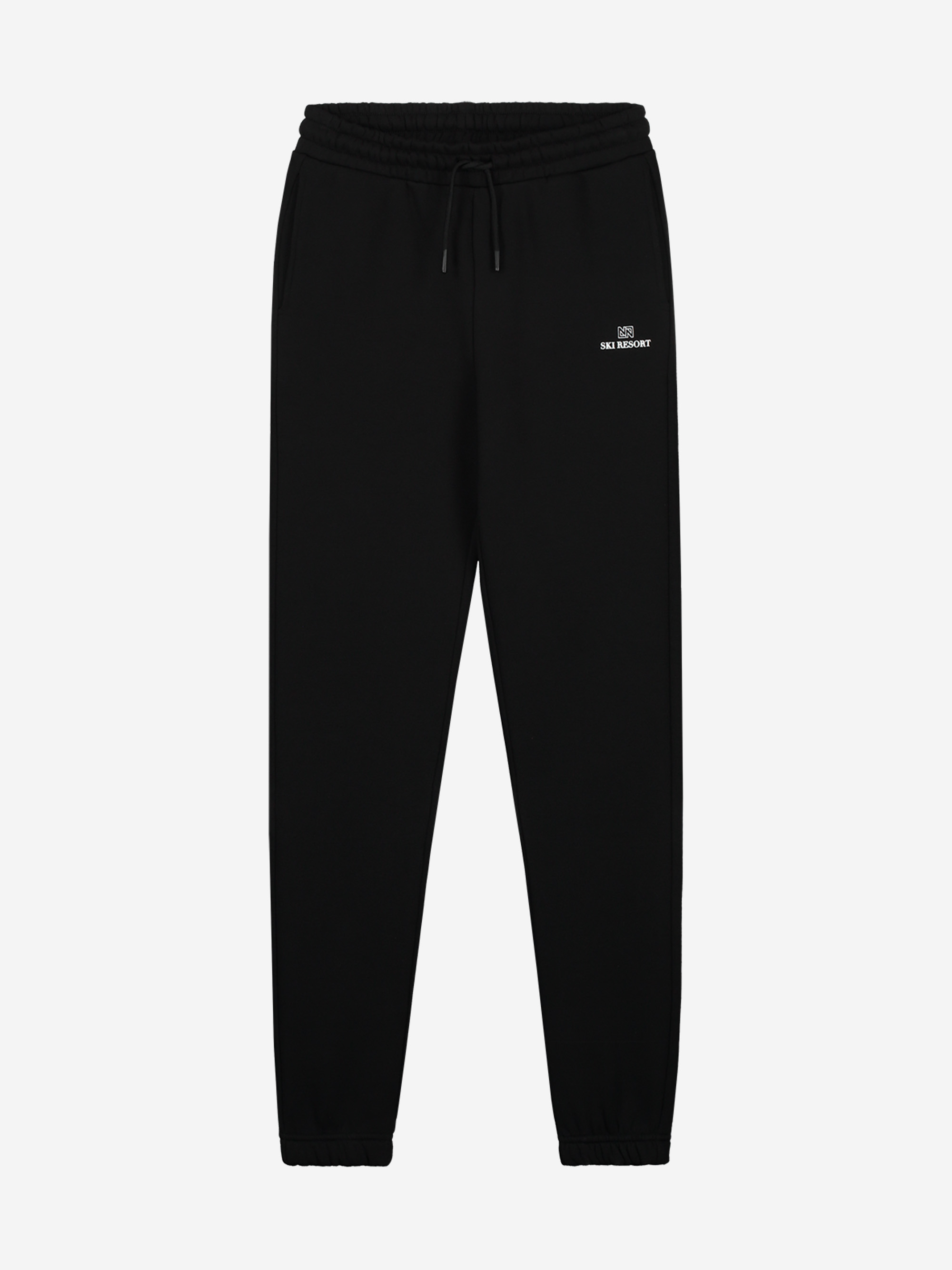 Sweatpants with elastic waistband + cords