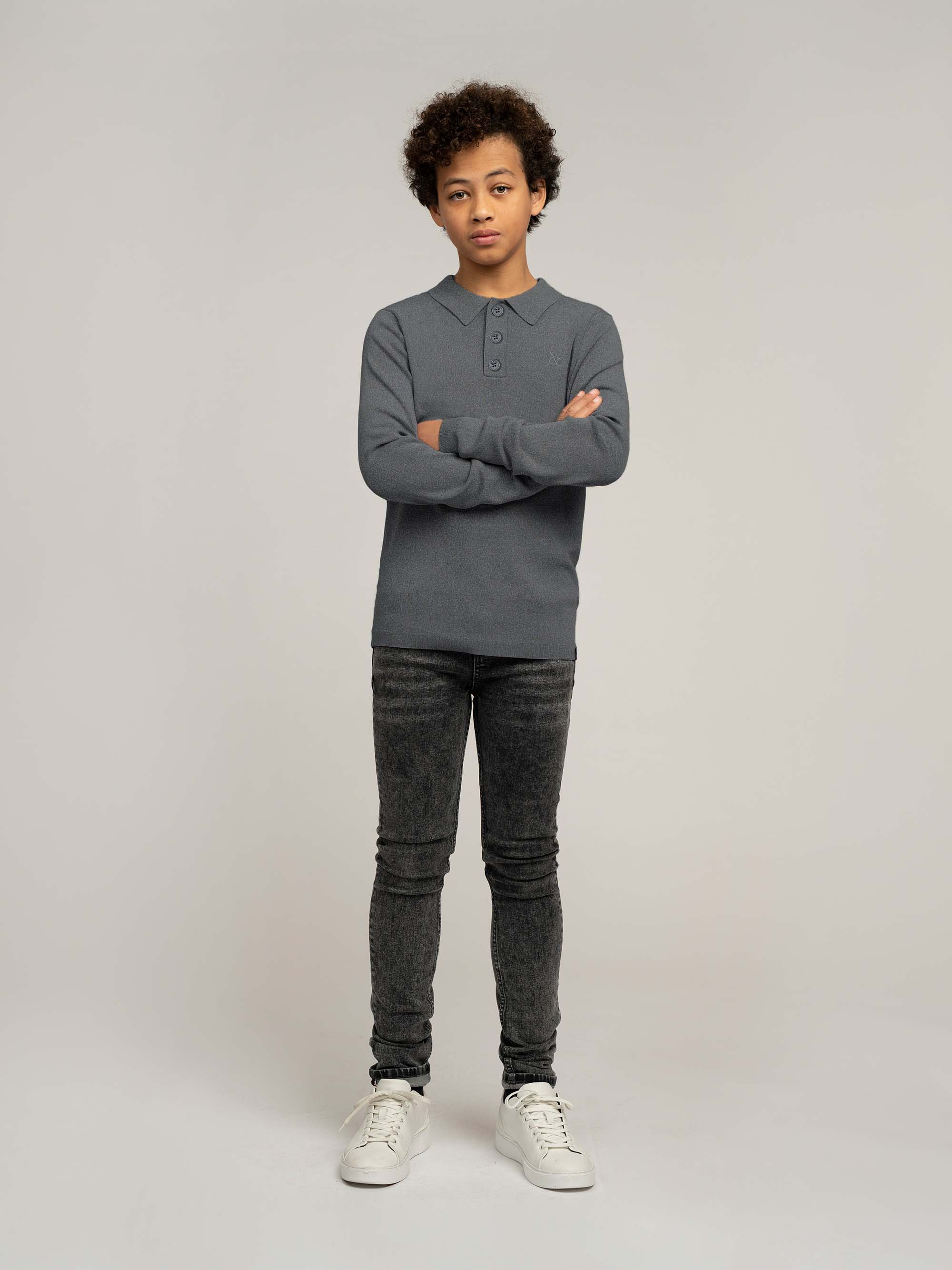 Polo with long sleeves 