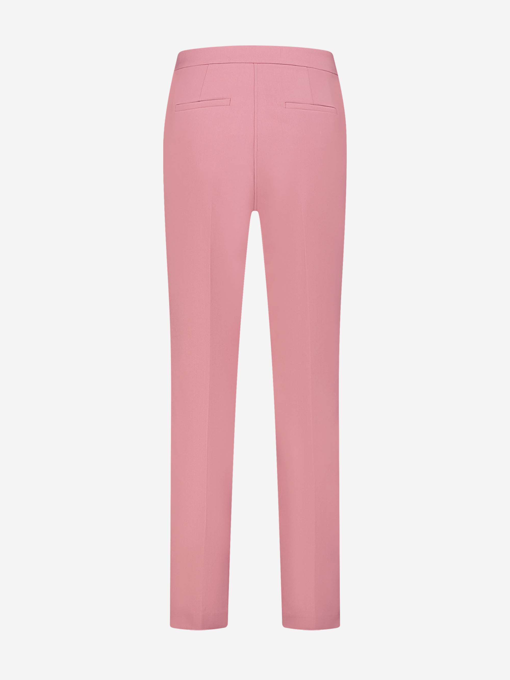 Fitted trousers with mid rise