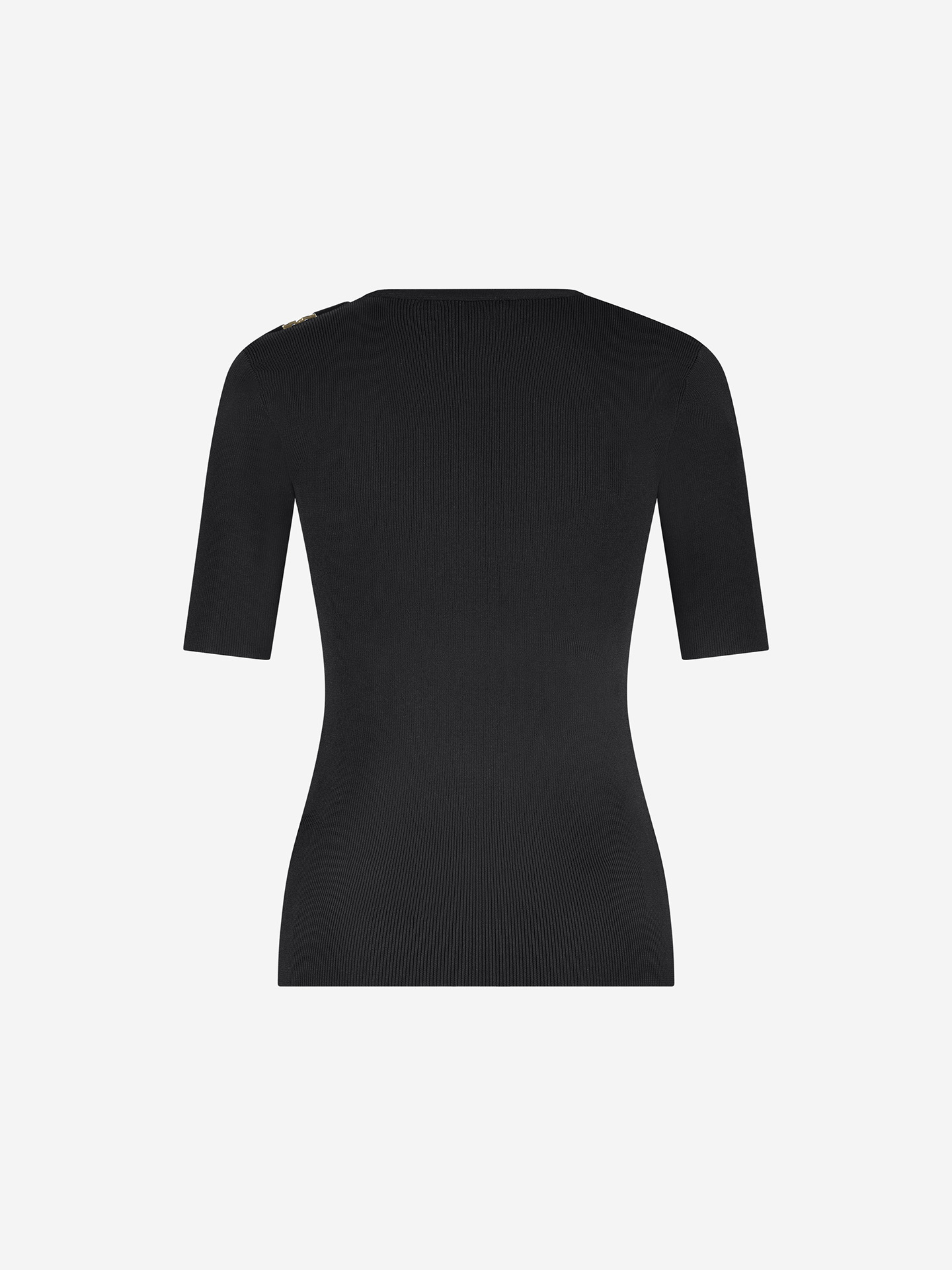 Ribbed top with logo detail
