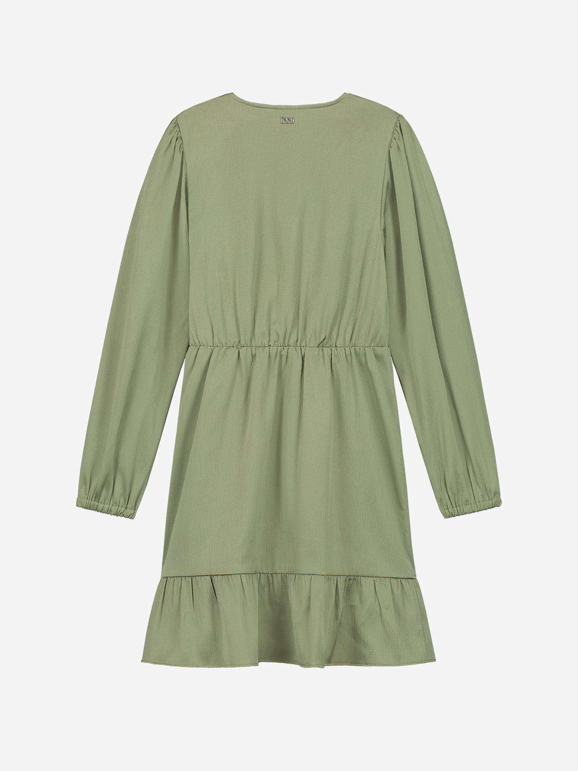 Wrap dress with tie cord