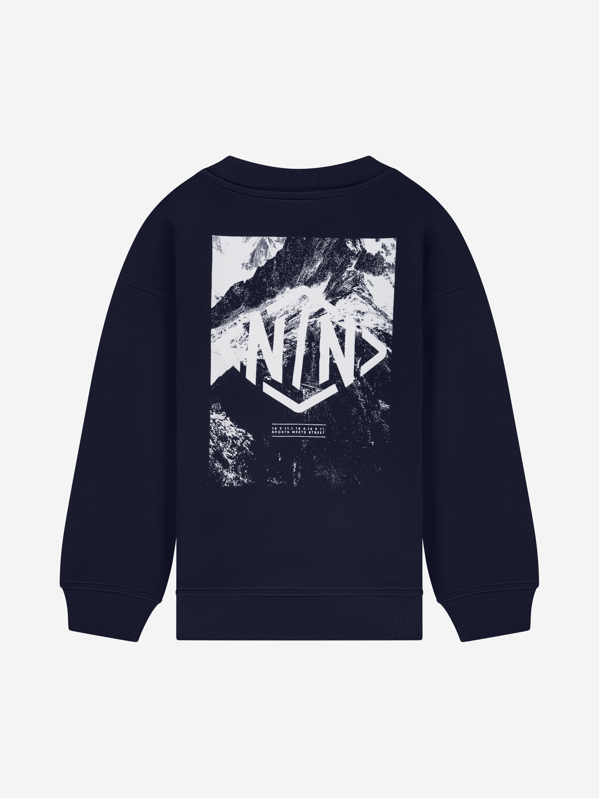 Sweater met logo en grafische print