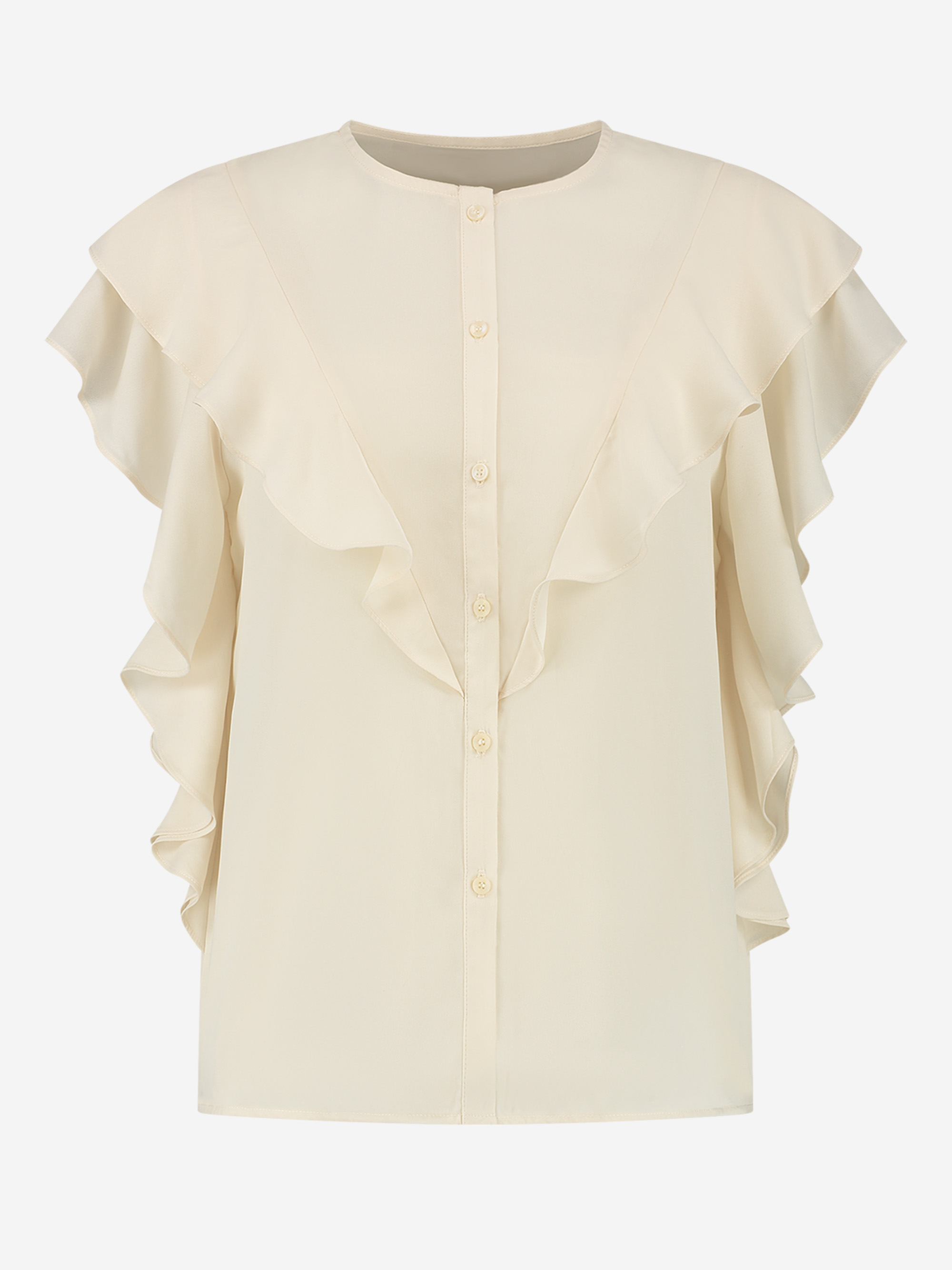 blouse with ruffles