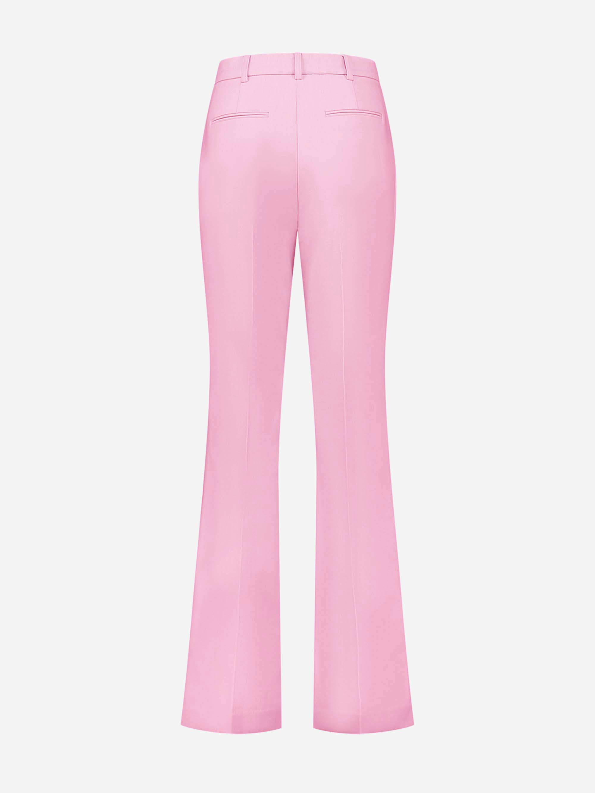 Flared trousers with high rise