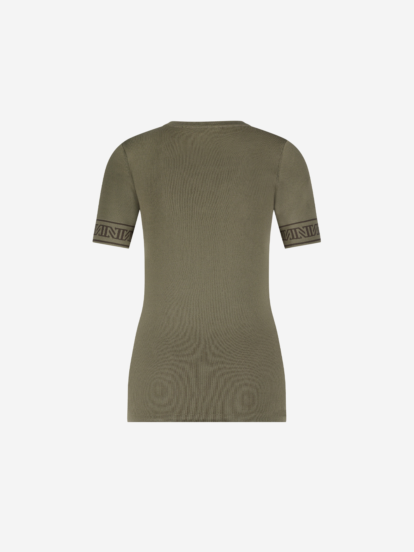 Ribbed top with logo detail