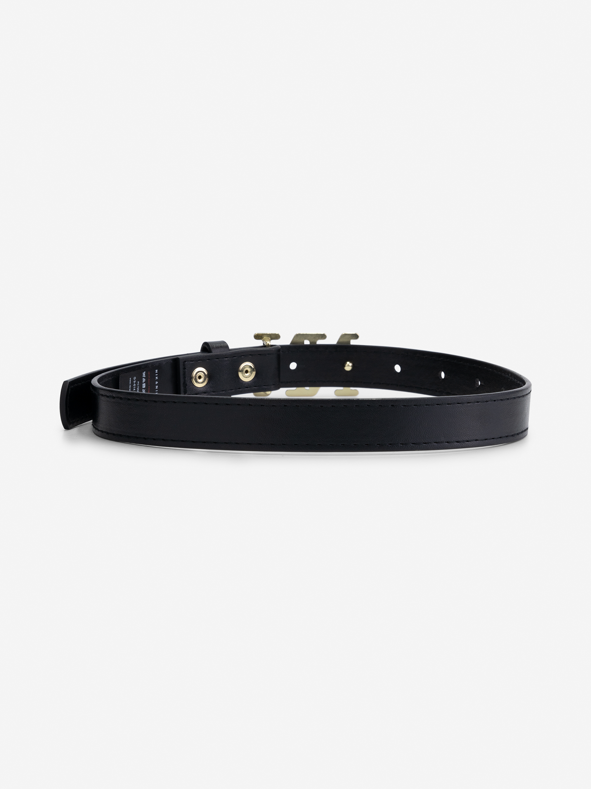 NN taille riem met goudkleurige sterren  