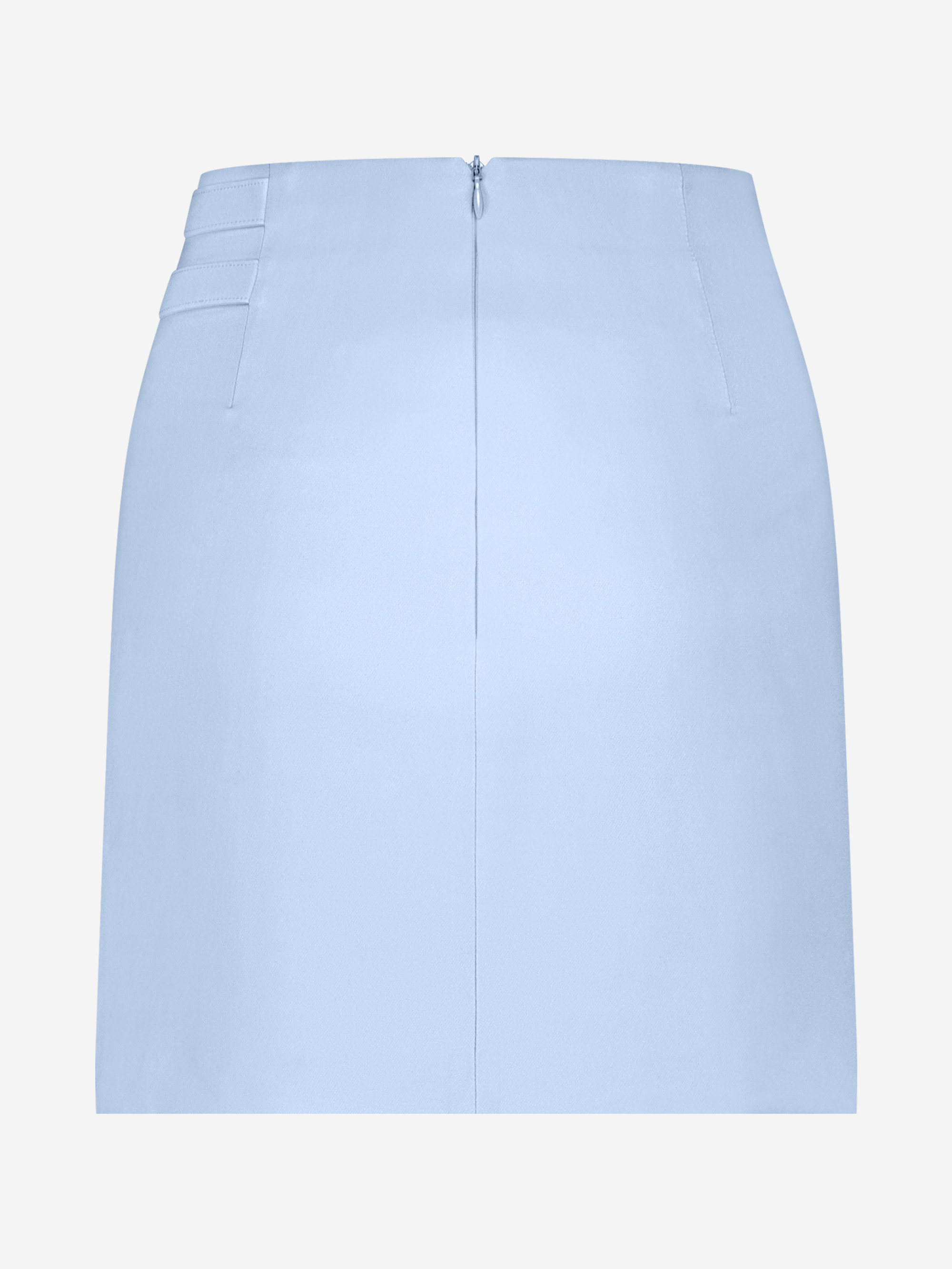 Short A-line skirt with wrap over and logo detail