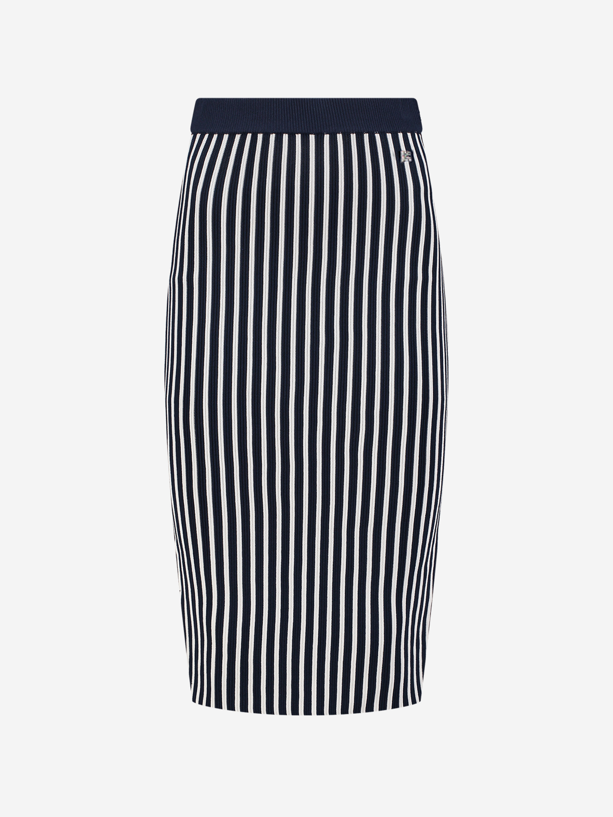 Fitted skirt with stripes 