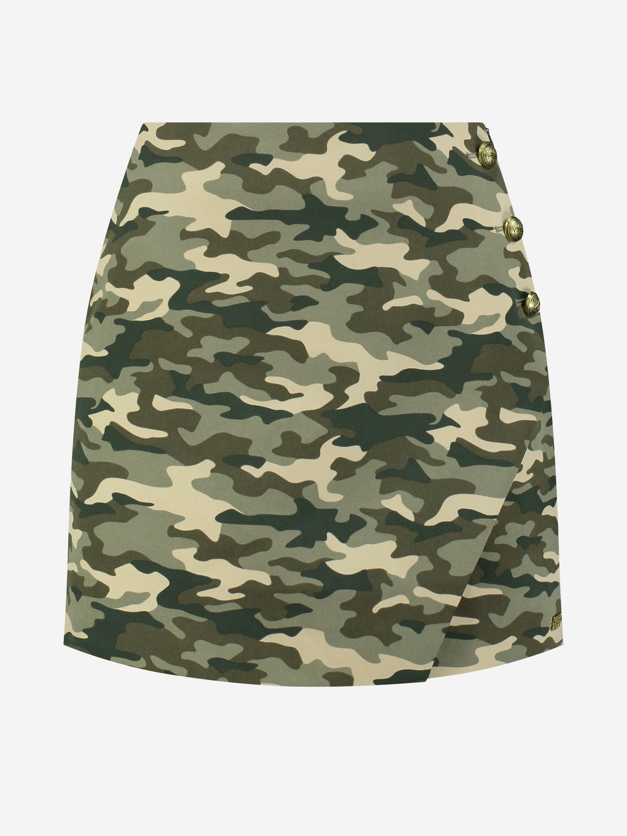 Skirt with buttons