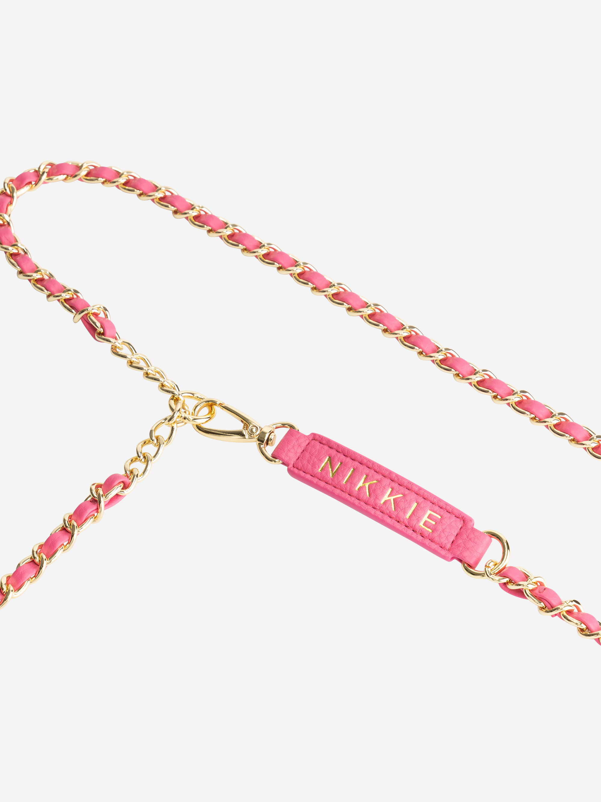 Chain belt with N-logo