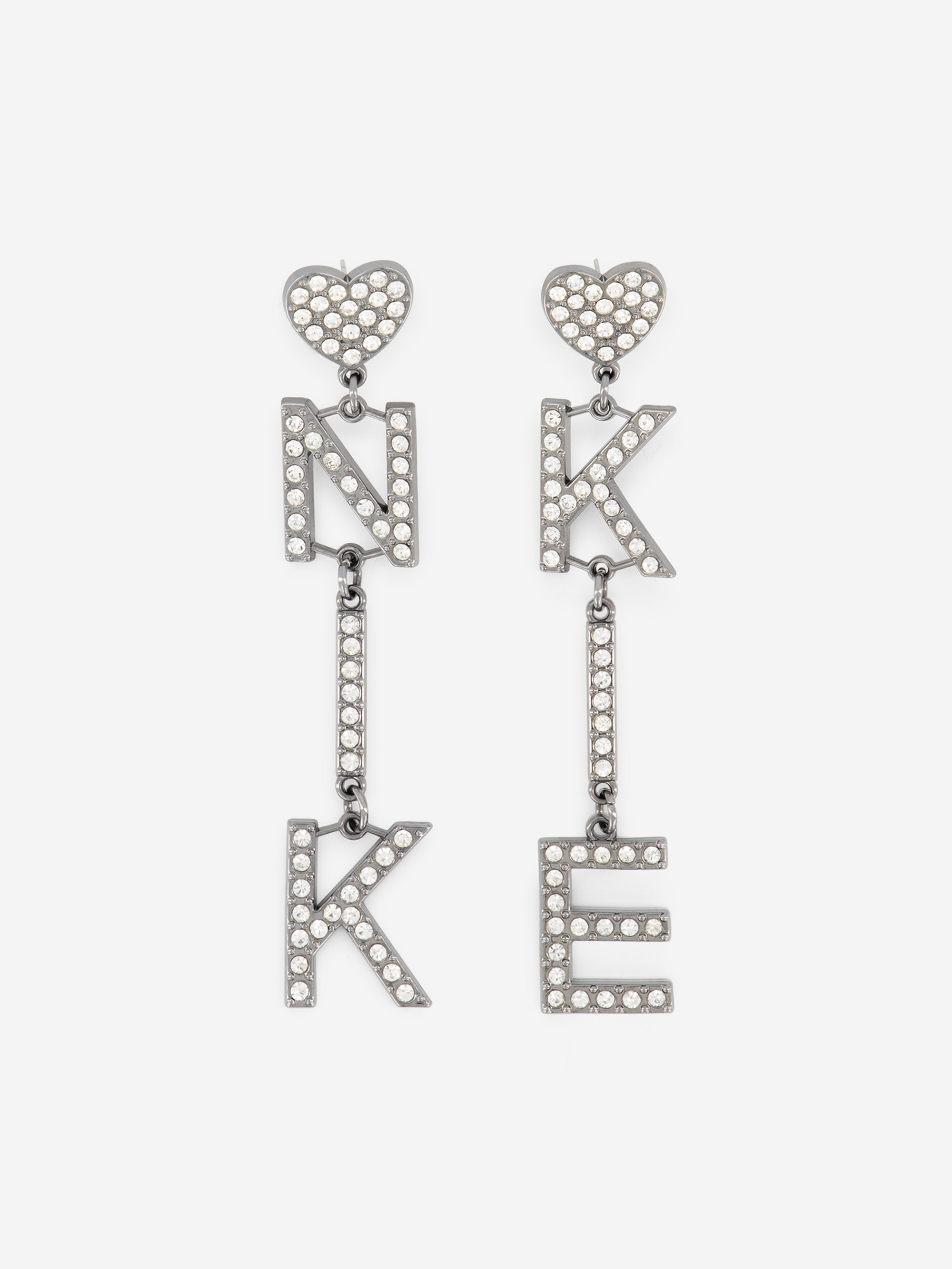 Strass Logo Earrings