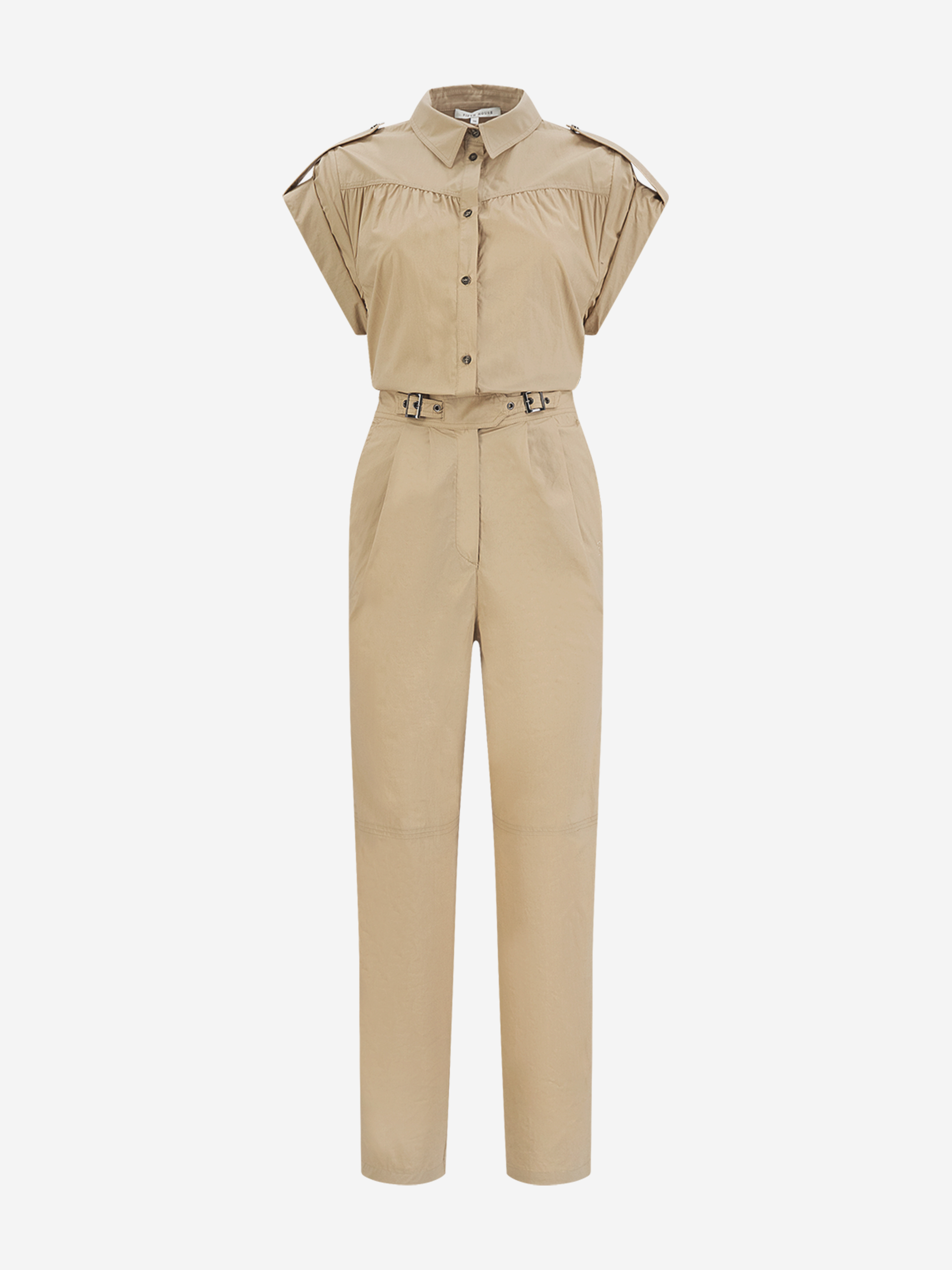 Cotton Jumpsuit with short sleeves 