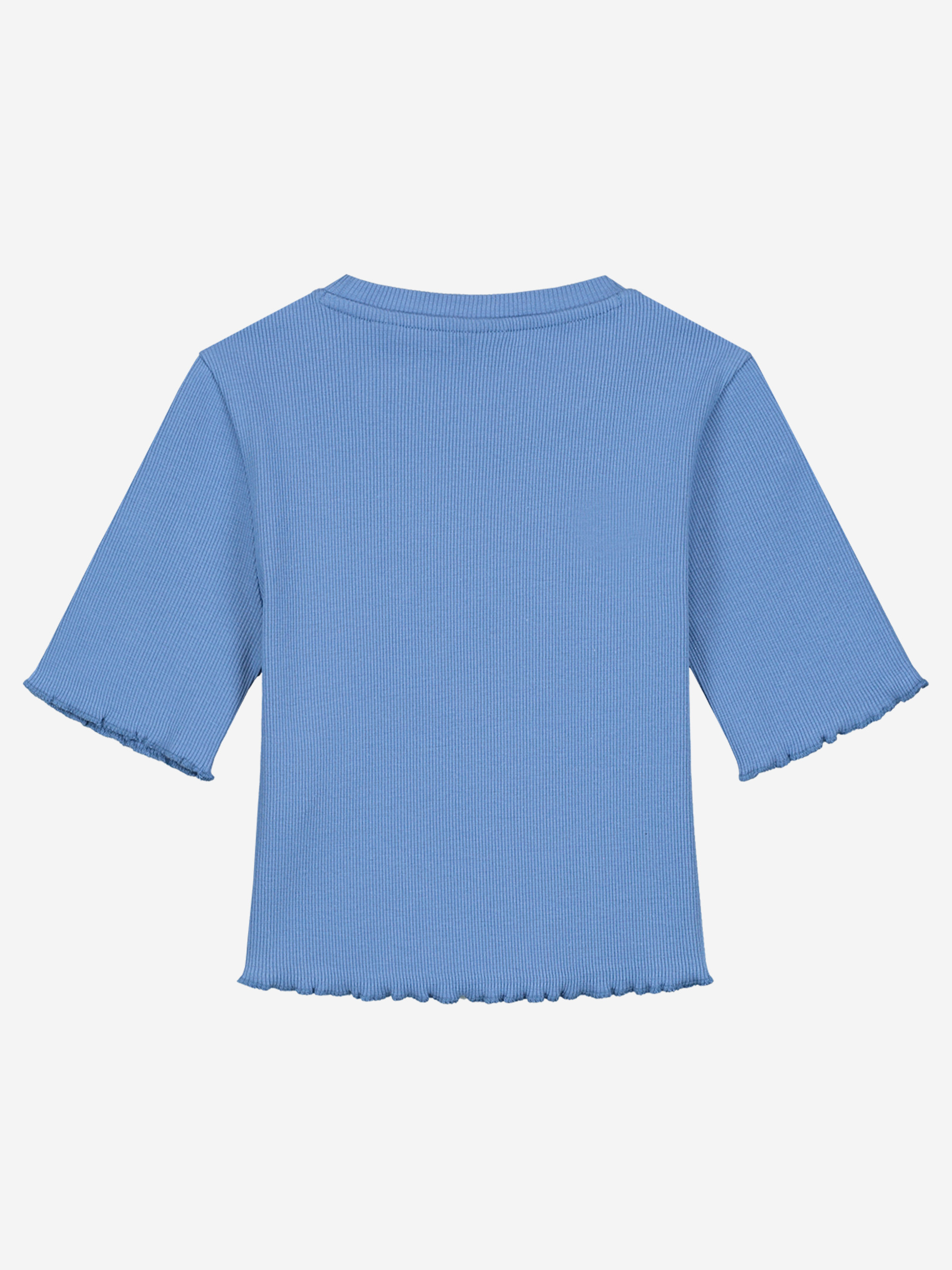Geribbed shirt met NIK&NIK logo