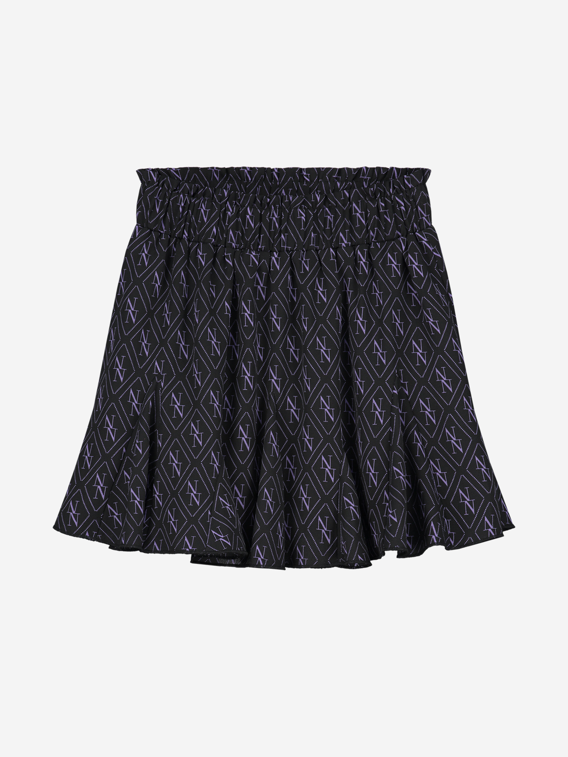 A-line skirt with print