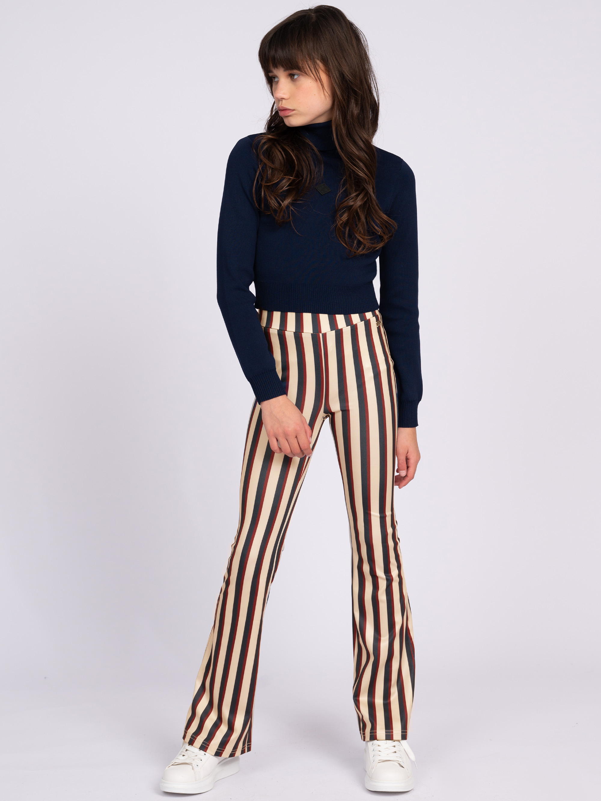 Striped Flared Pants