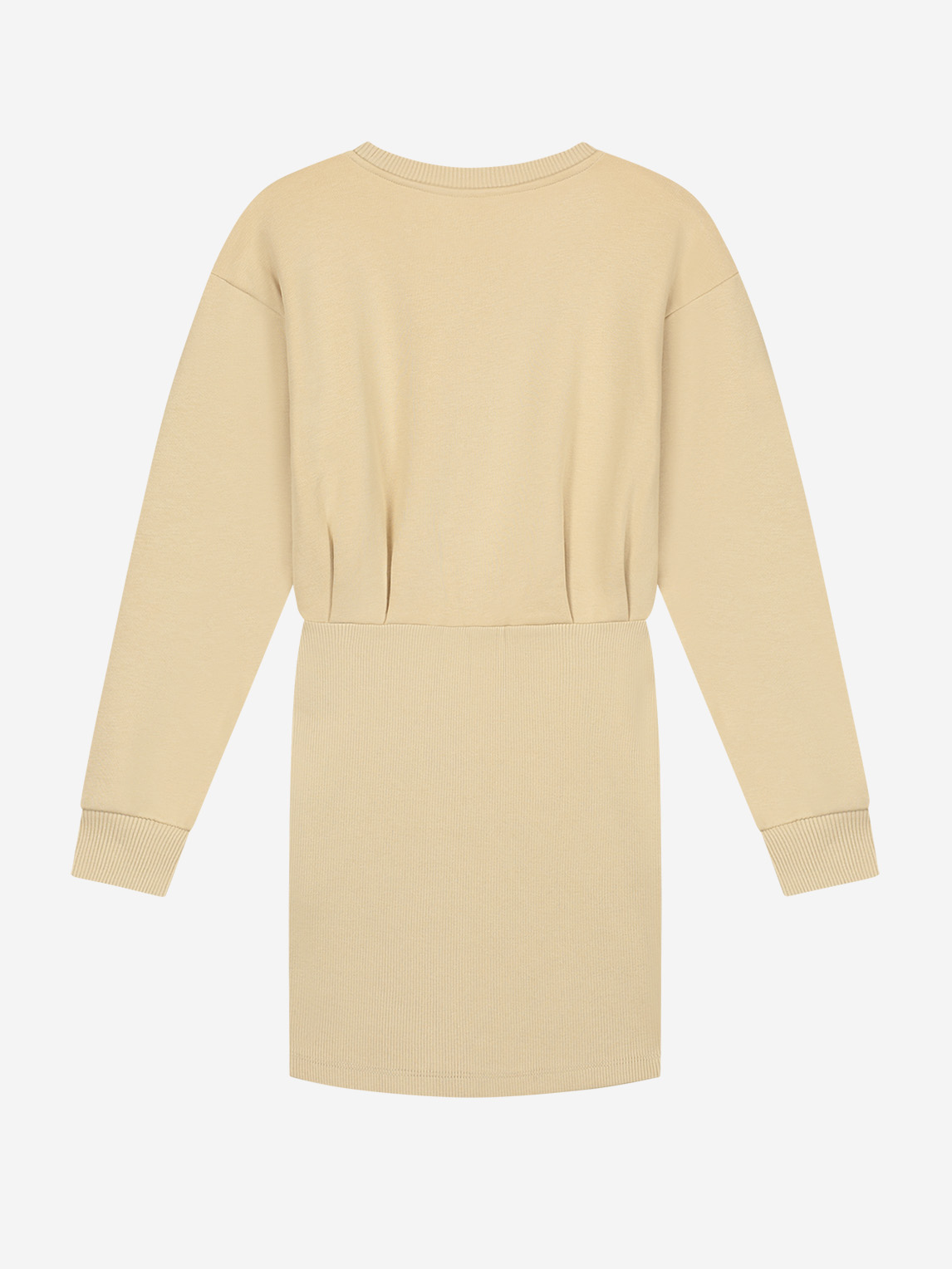 Sweatdress with rib bottom