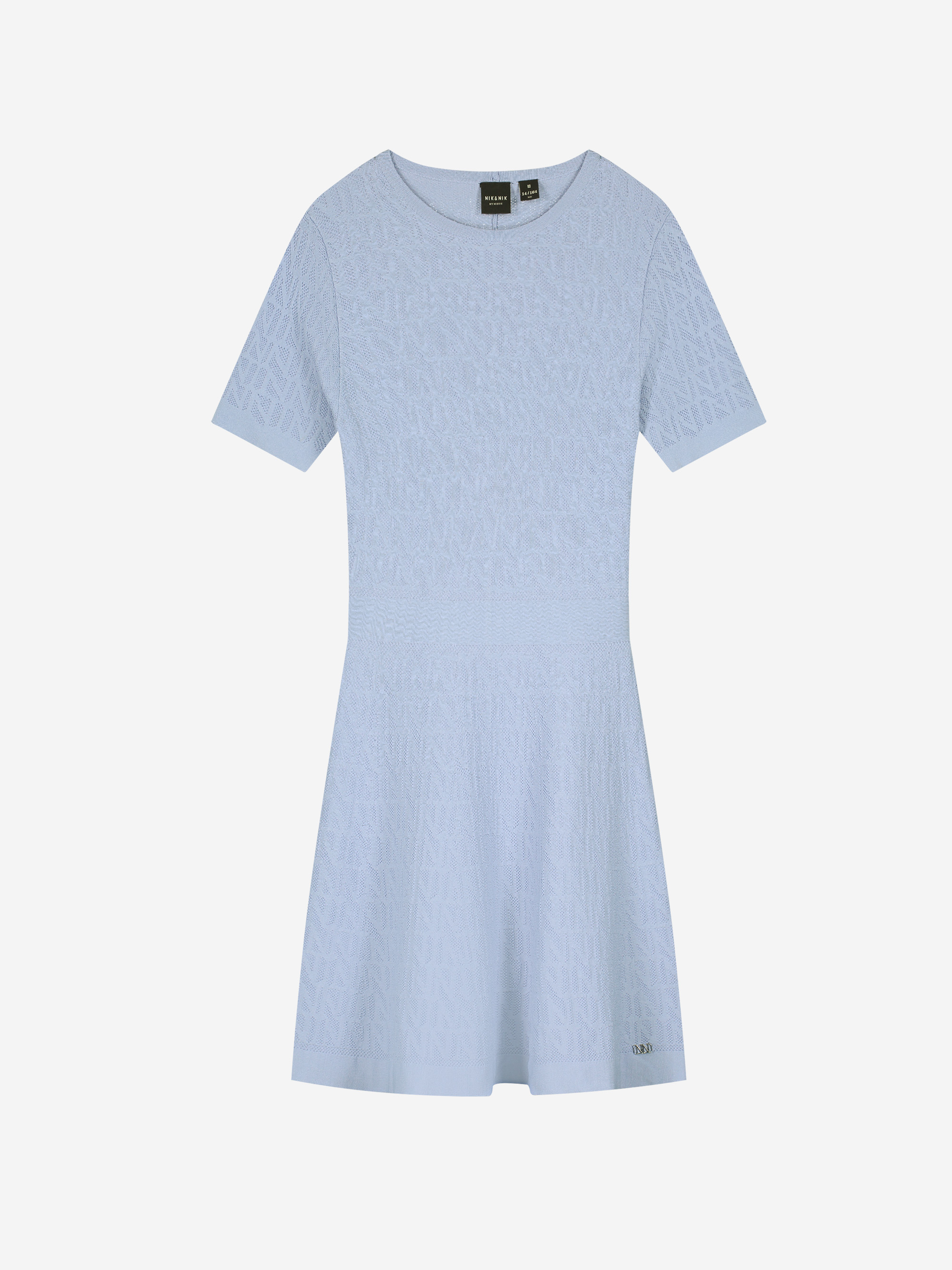 Dress with logo print
