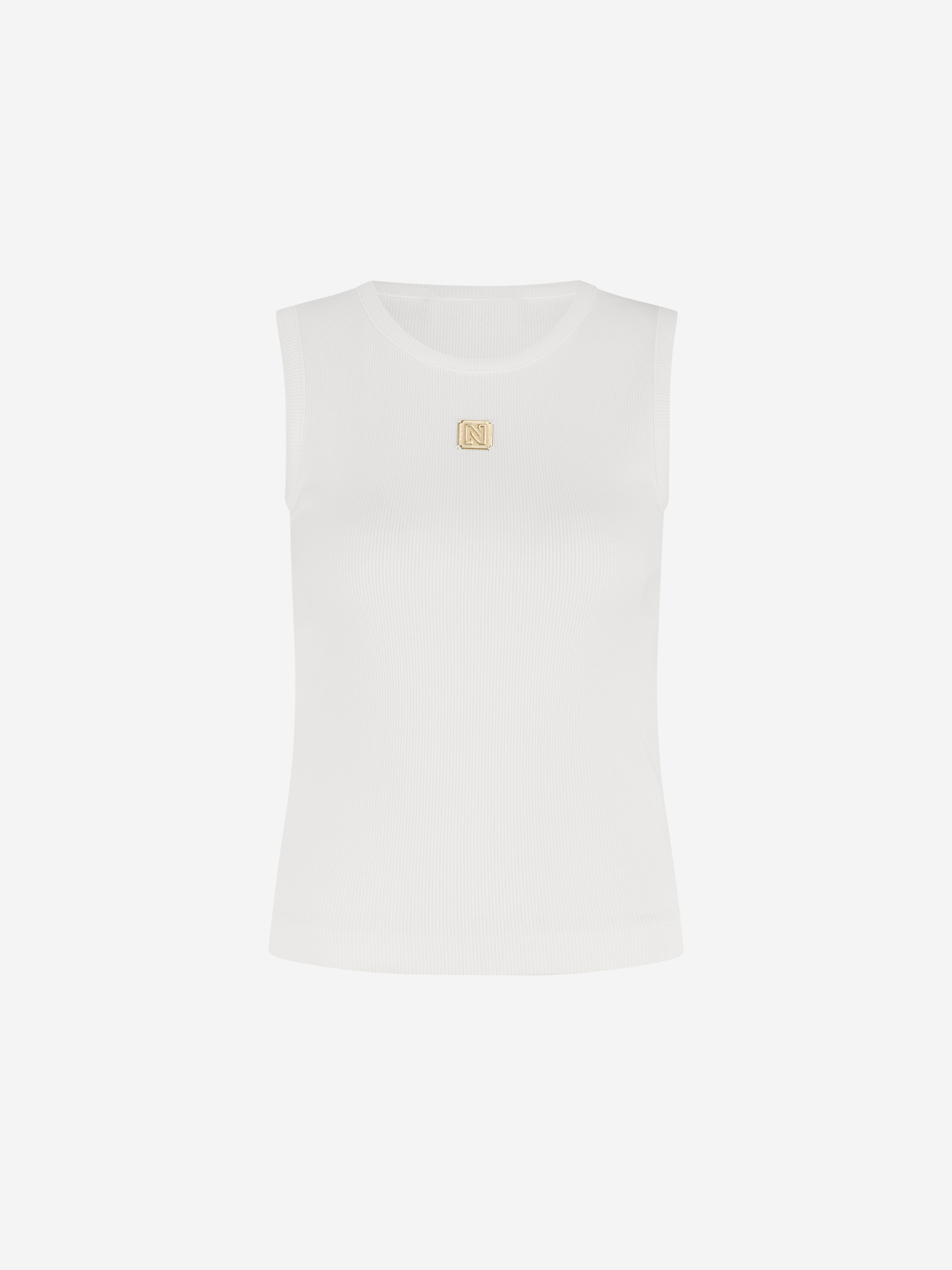 Ribbed basic top