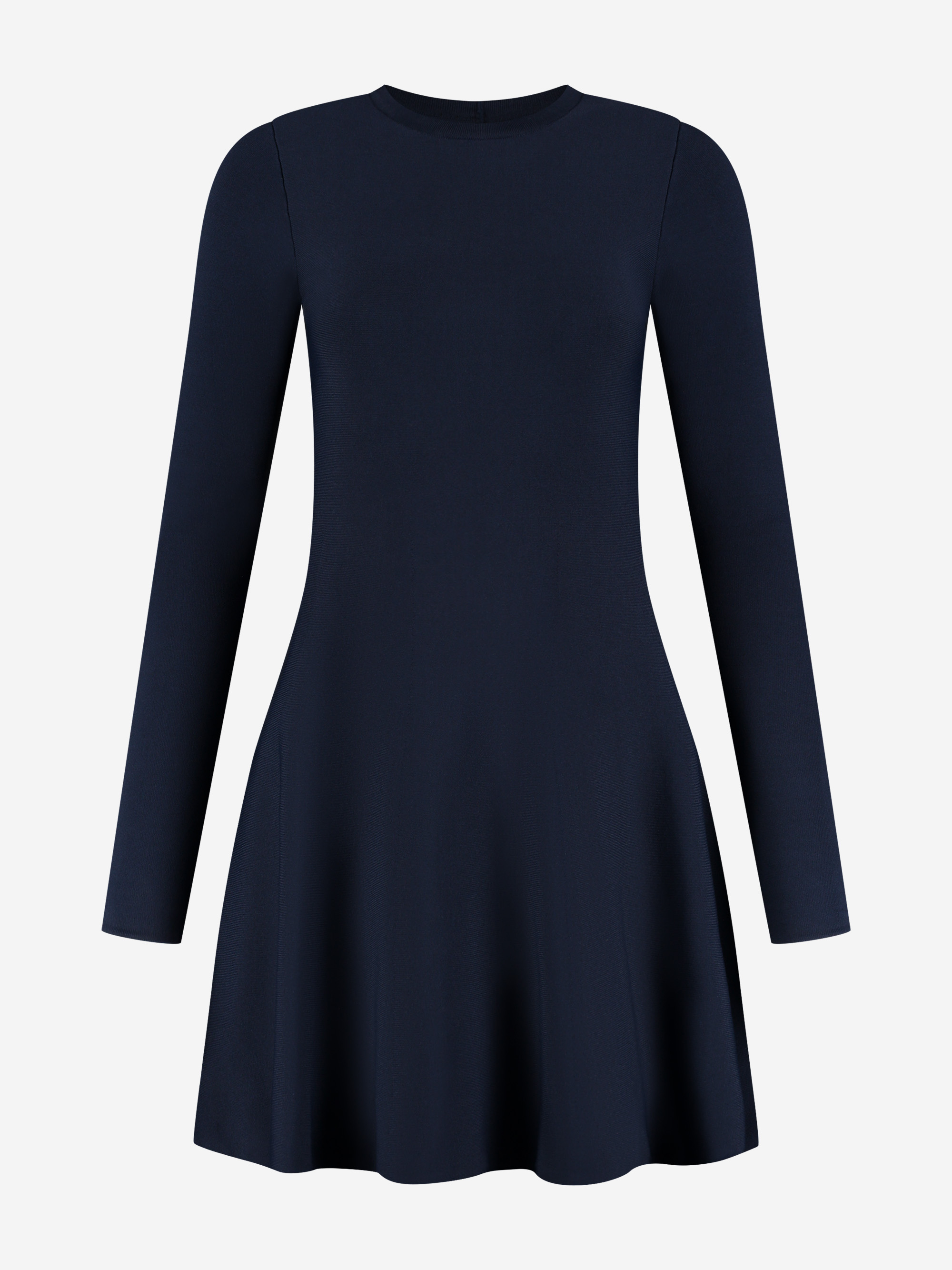 A-line dress with long sleeves
