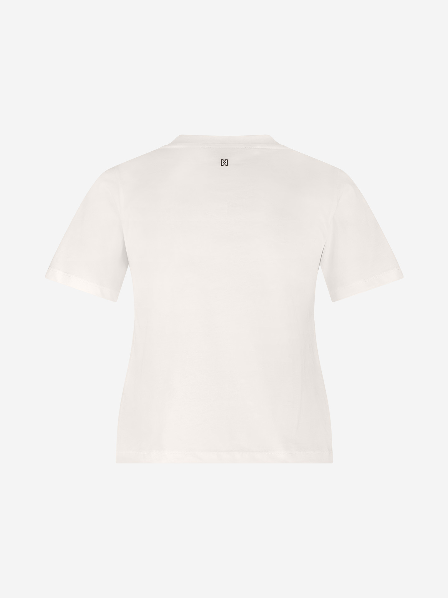 T-shirt with pearls and studs