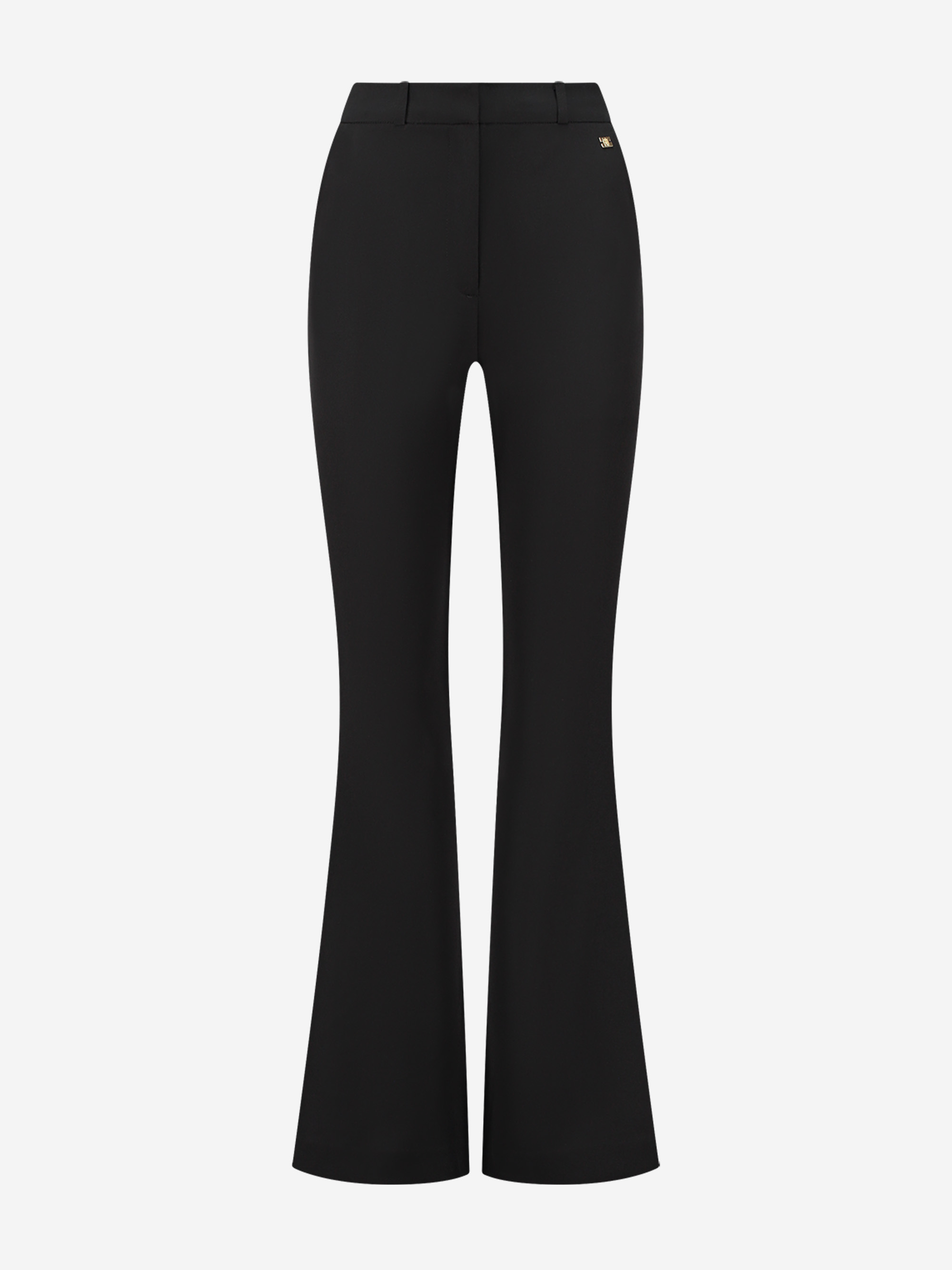 Mid rise flare broek 