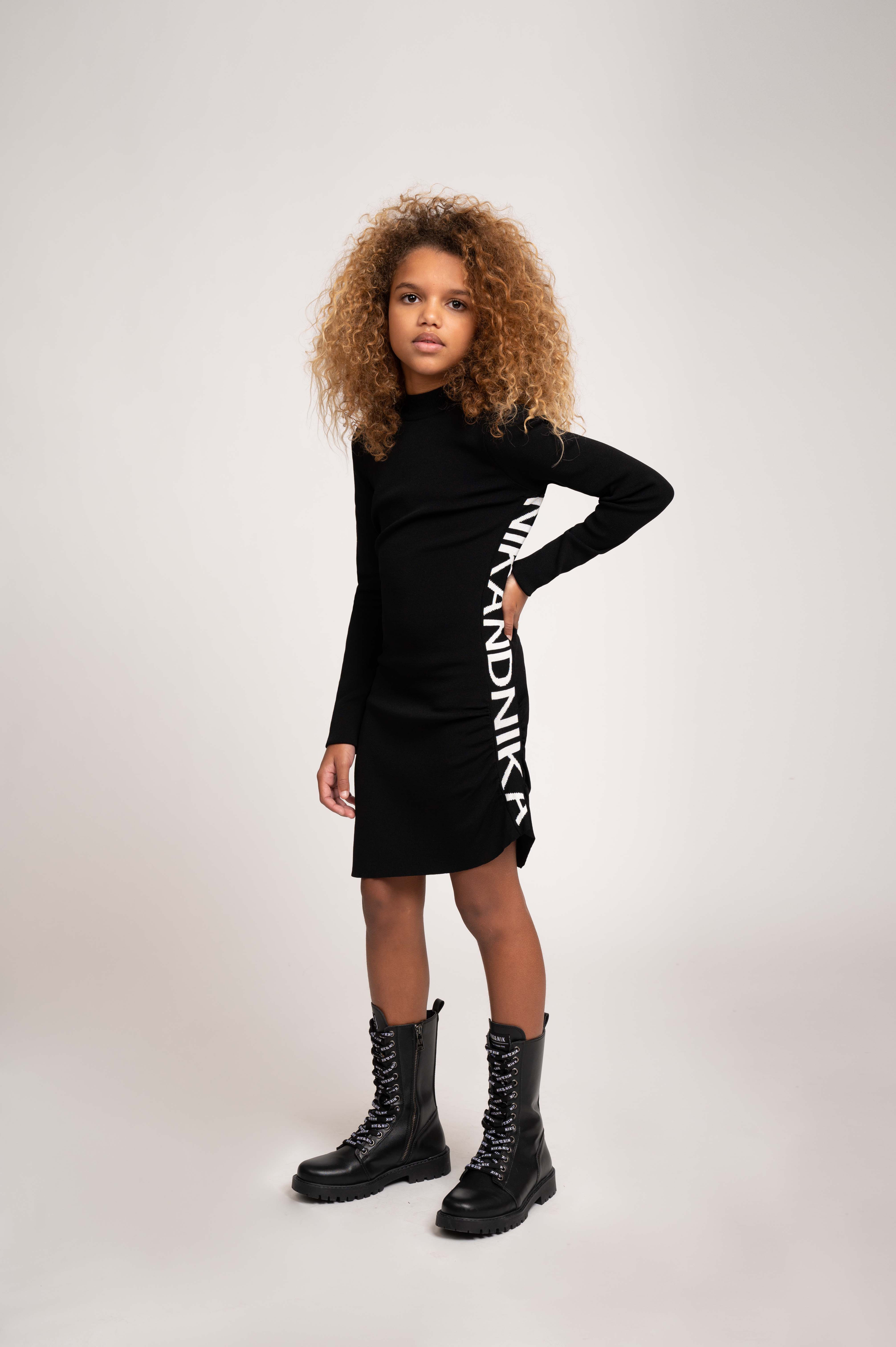 Fitted Dress with logo 