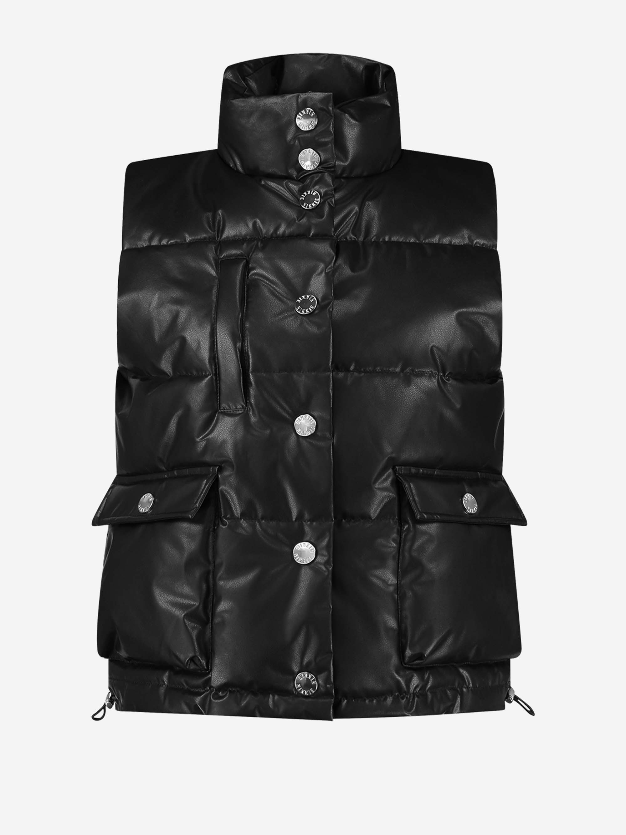 gewatteerde bodywarmer met zakken