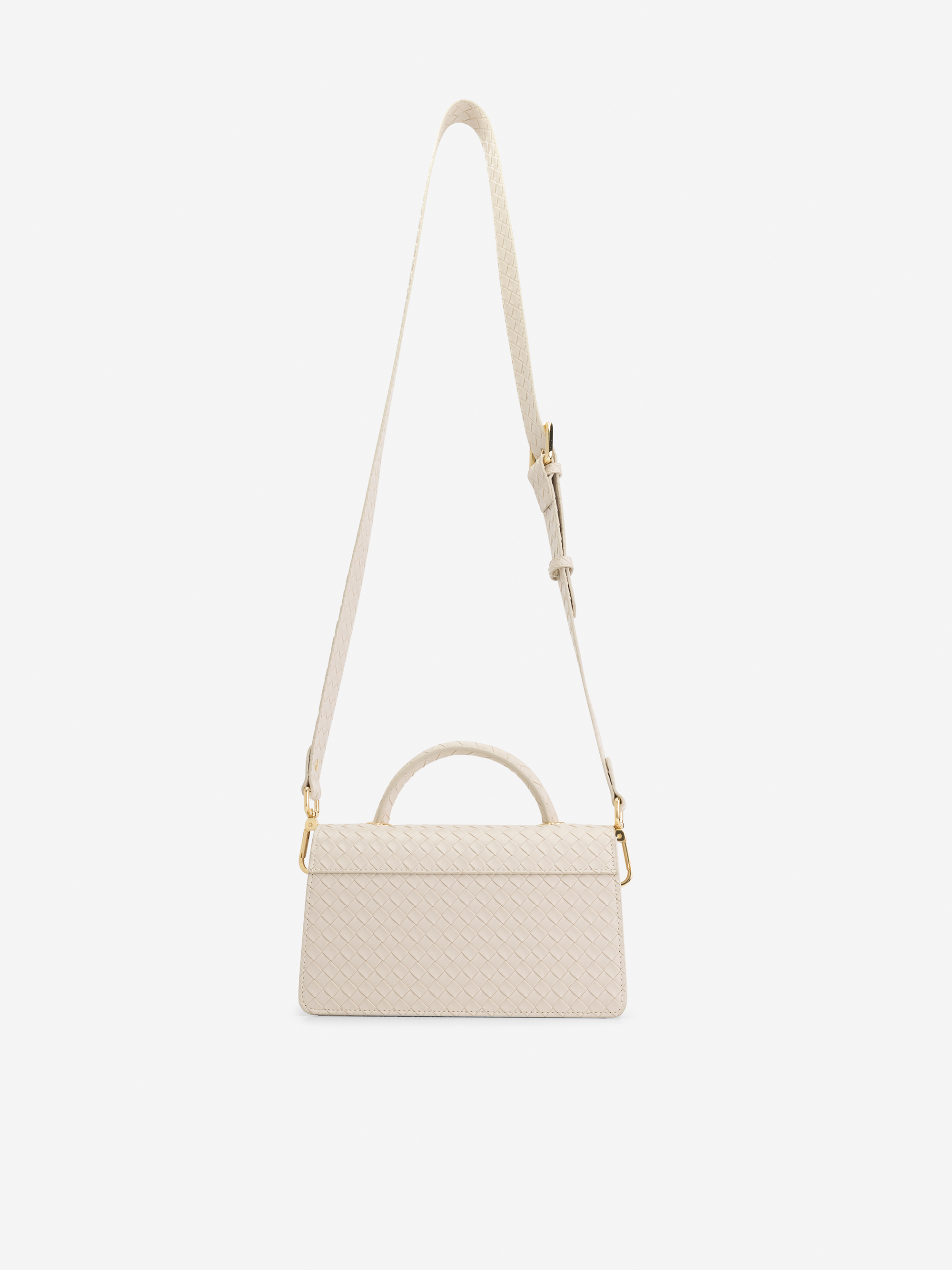 Small braided shoulder bag