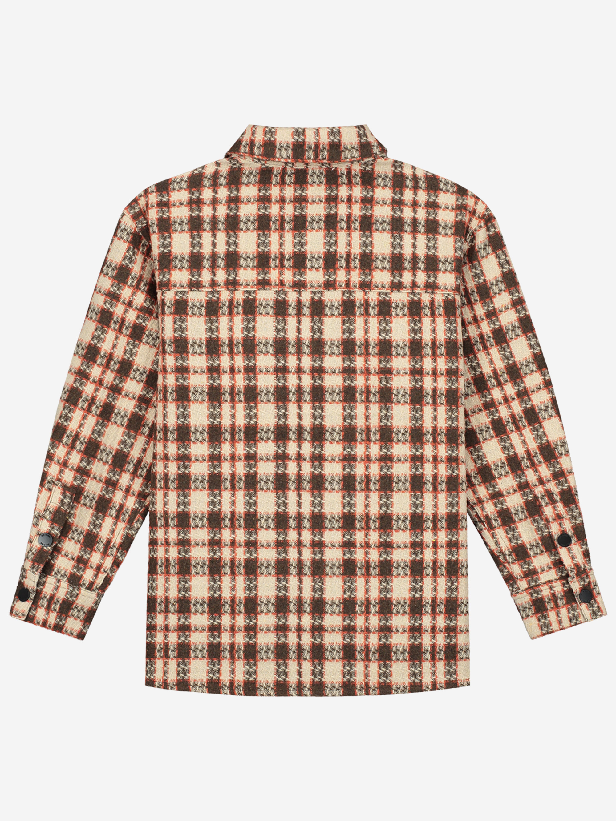 Checked overshirt with chest pocket