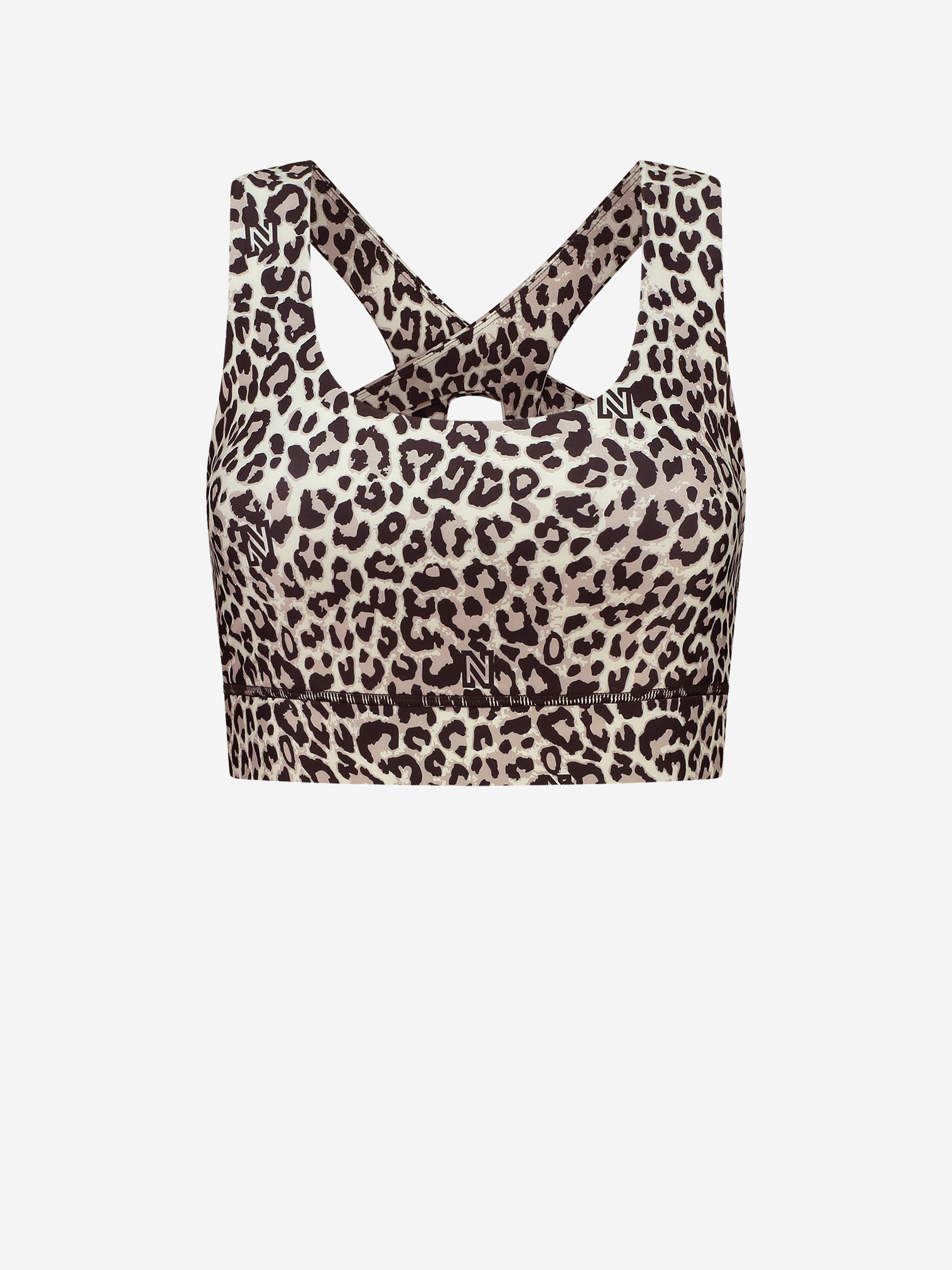 Sport top with animal print
