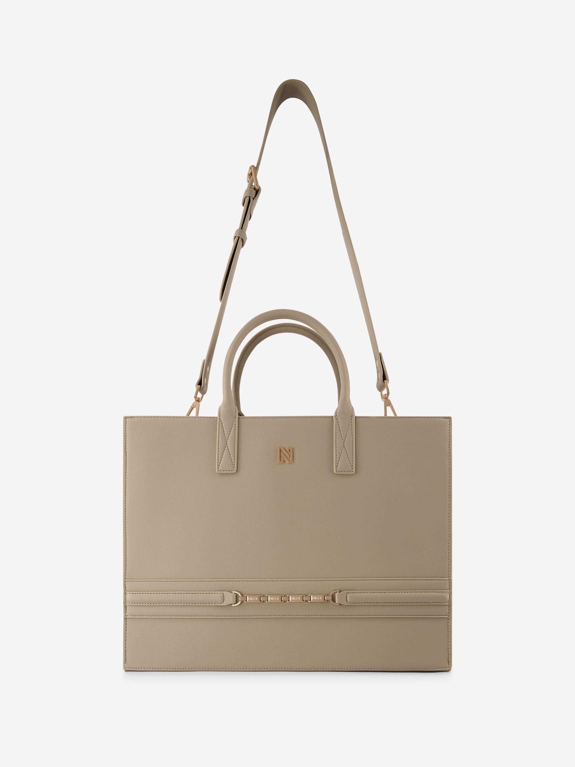 Large shopper with chain detail