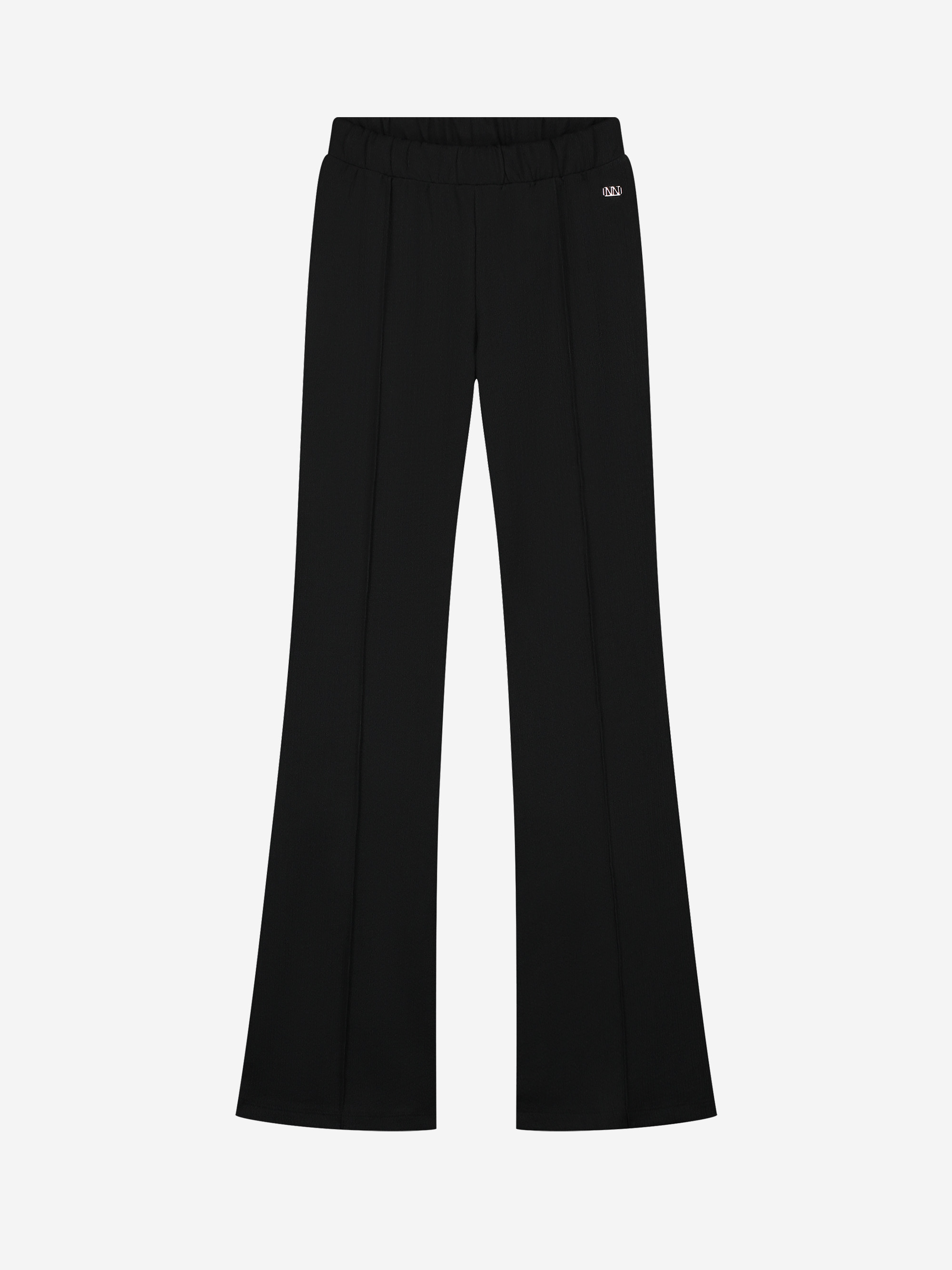 Mid rise flared broek