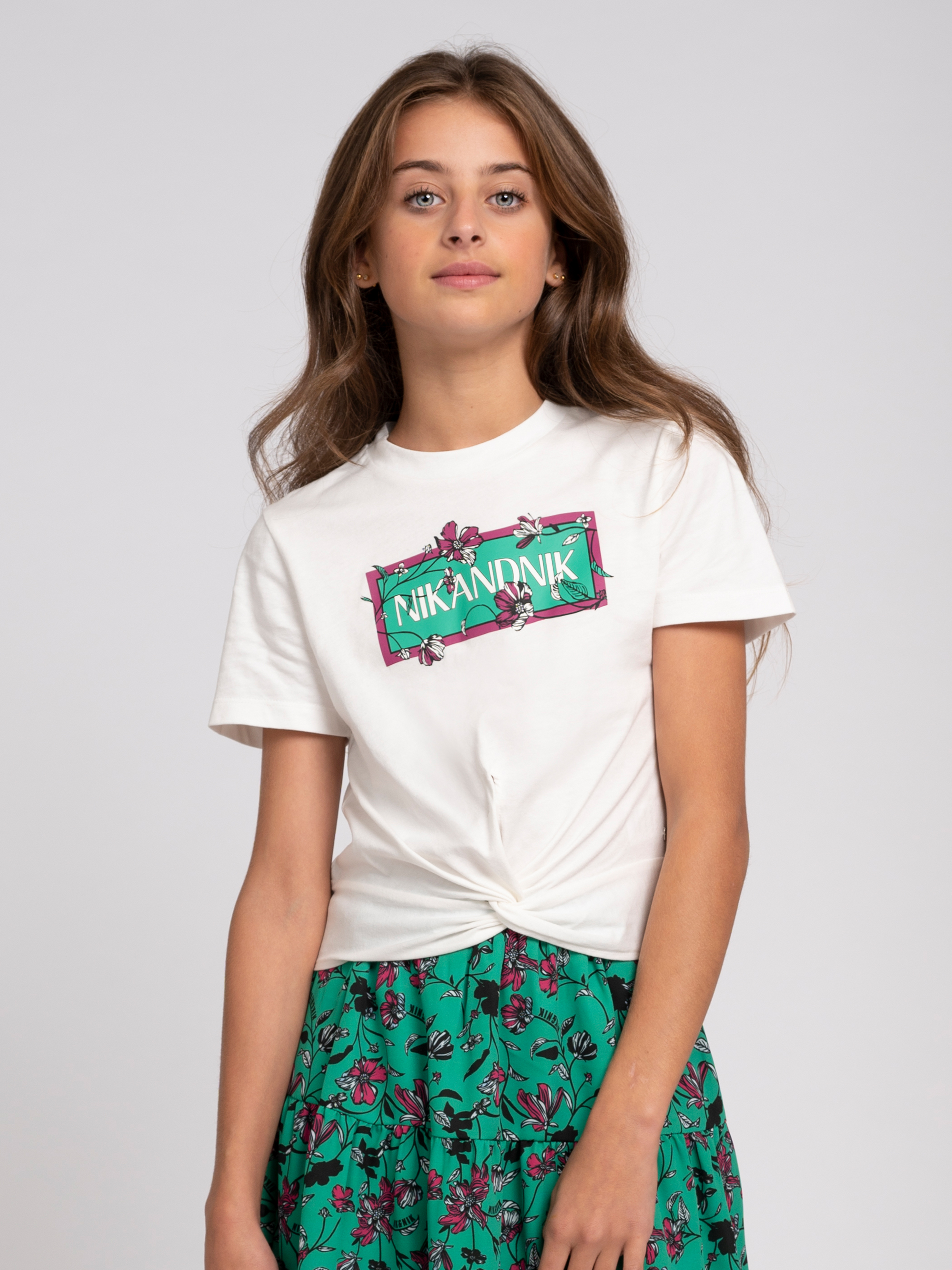  Geknoopt t-shirt 