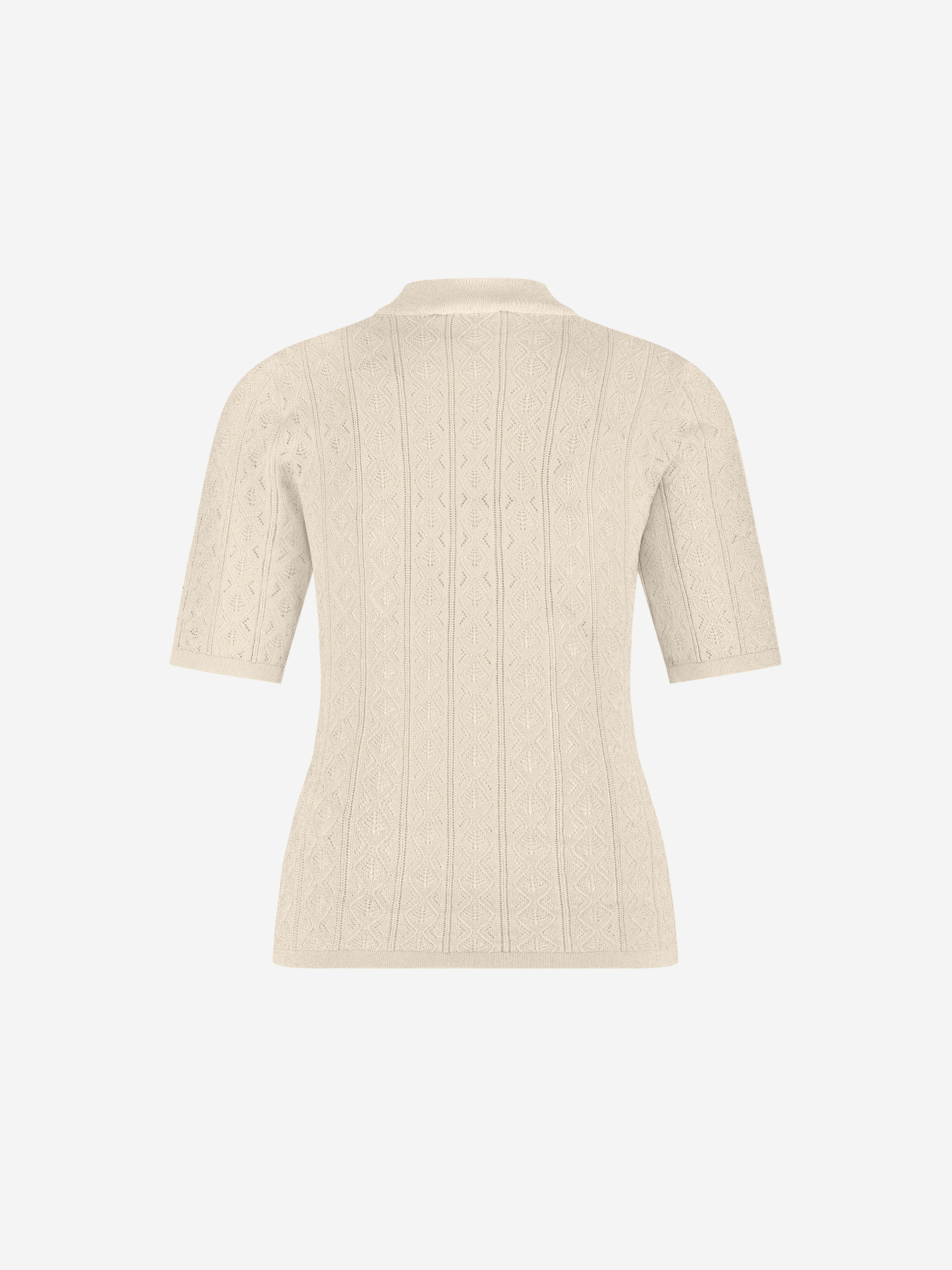 Opengebreide top 