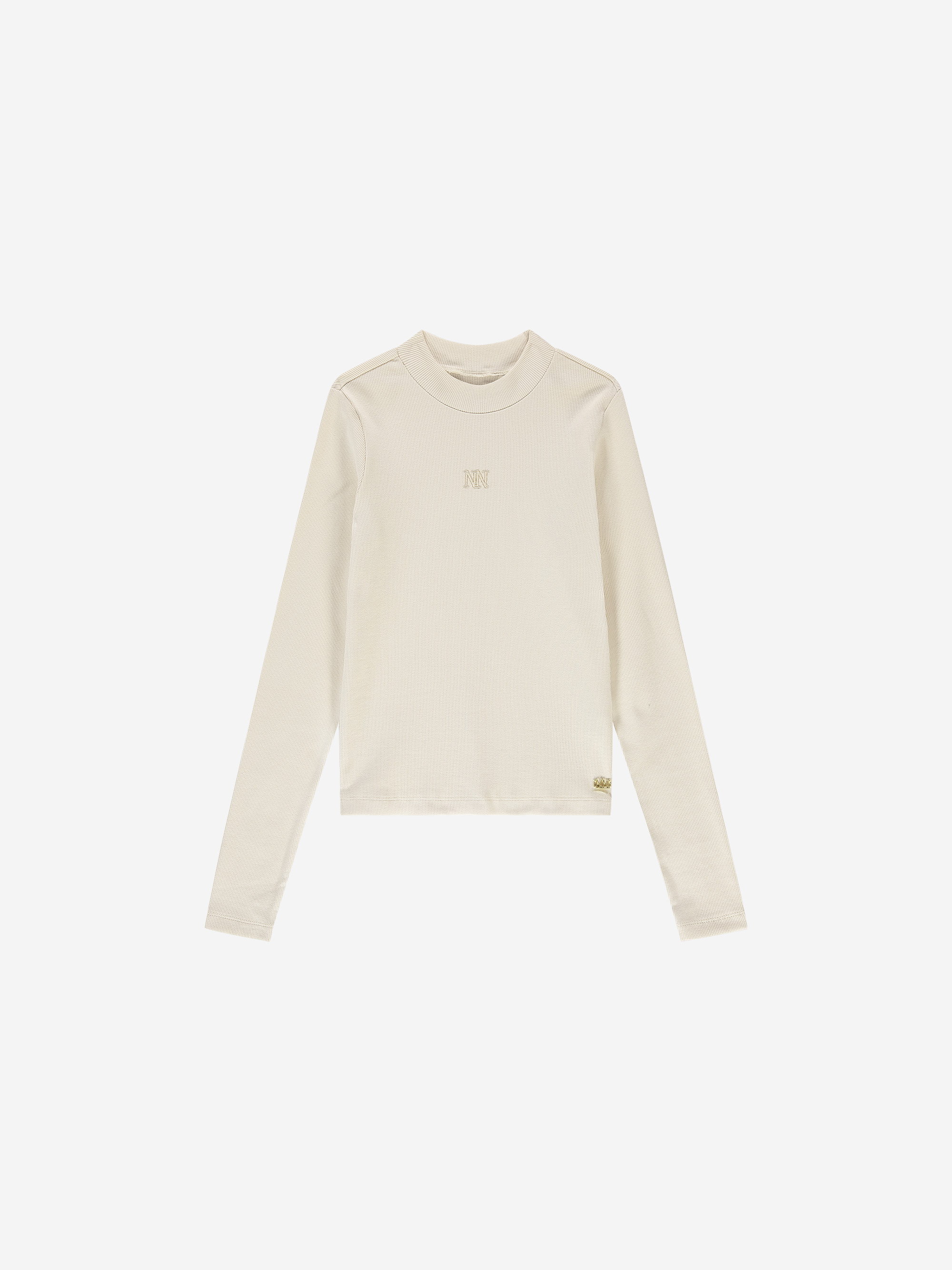 Ribbed top with logo